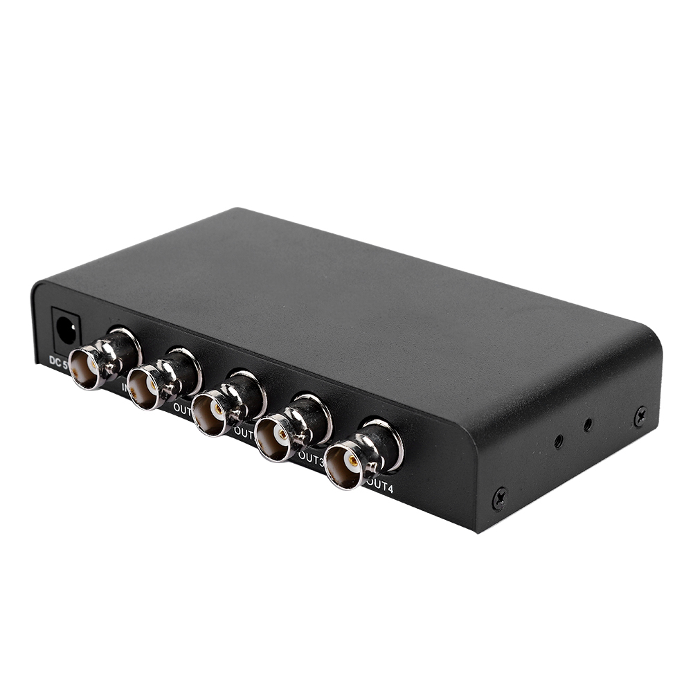 1x4 3G SDI Signal Splitter Video Converter 1 In 4 Out Distributor Adapter NEW - Afbeelding 15 van 18