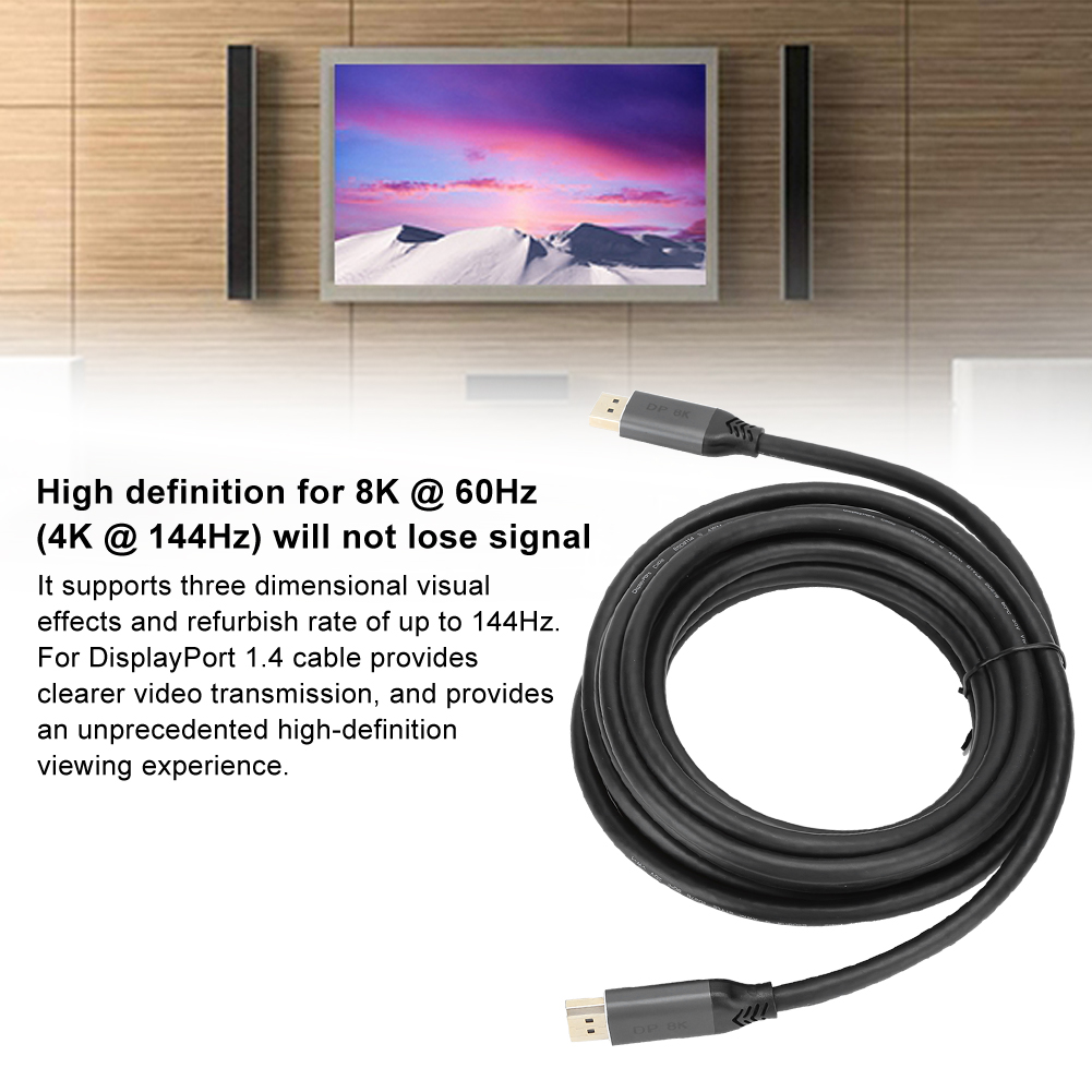 1.4 MaletoMale To MaletoMale Cable Wire Line For 8K Universal Compatibi FY - Afbeelding 24 van 27