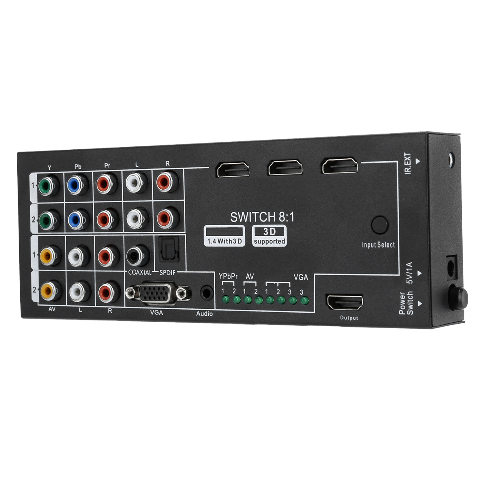 100240V M001 MultiFunctional Extractor Switcher With 8 Inputs To 1 DB - Afbeelding 13 van 21