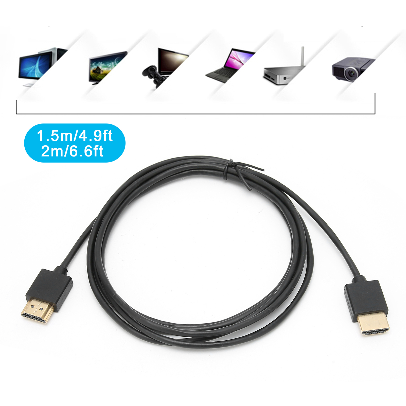 HD Multimedia Interface To HD Multimedia Interface Transfer Wire For TV OS/H NEW - Afbeelding 14 van 18