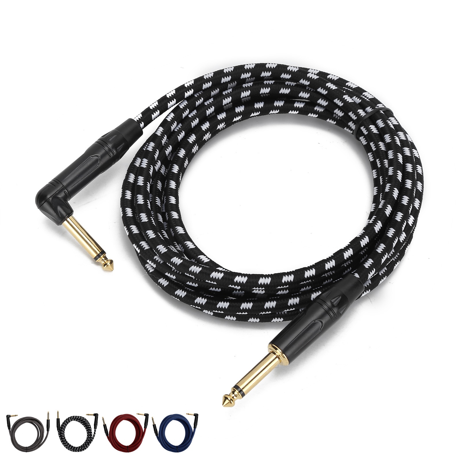 JORINDO Electric Guitar Amp Cord Guitar Cable 6.35MM Instrument Cable GS0 - Picture 14 of 24