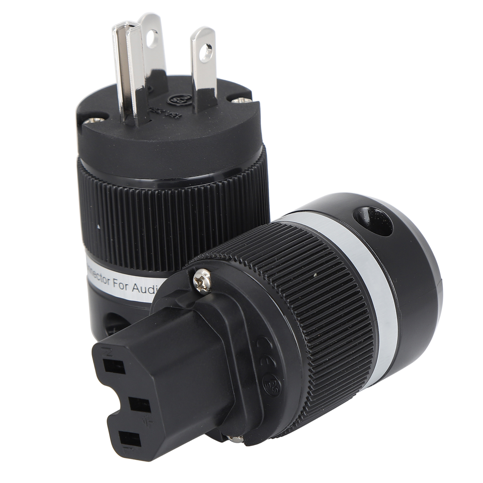 Enchufe conector IEC Monosaudio cobre puro chapado en rodio enchufe de alimentación de CA GHB - Imagen 24 de 28
