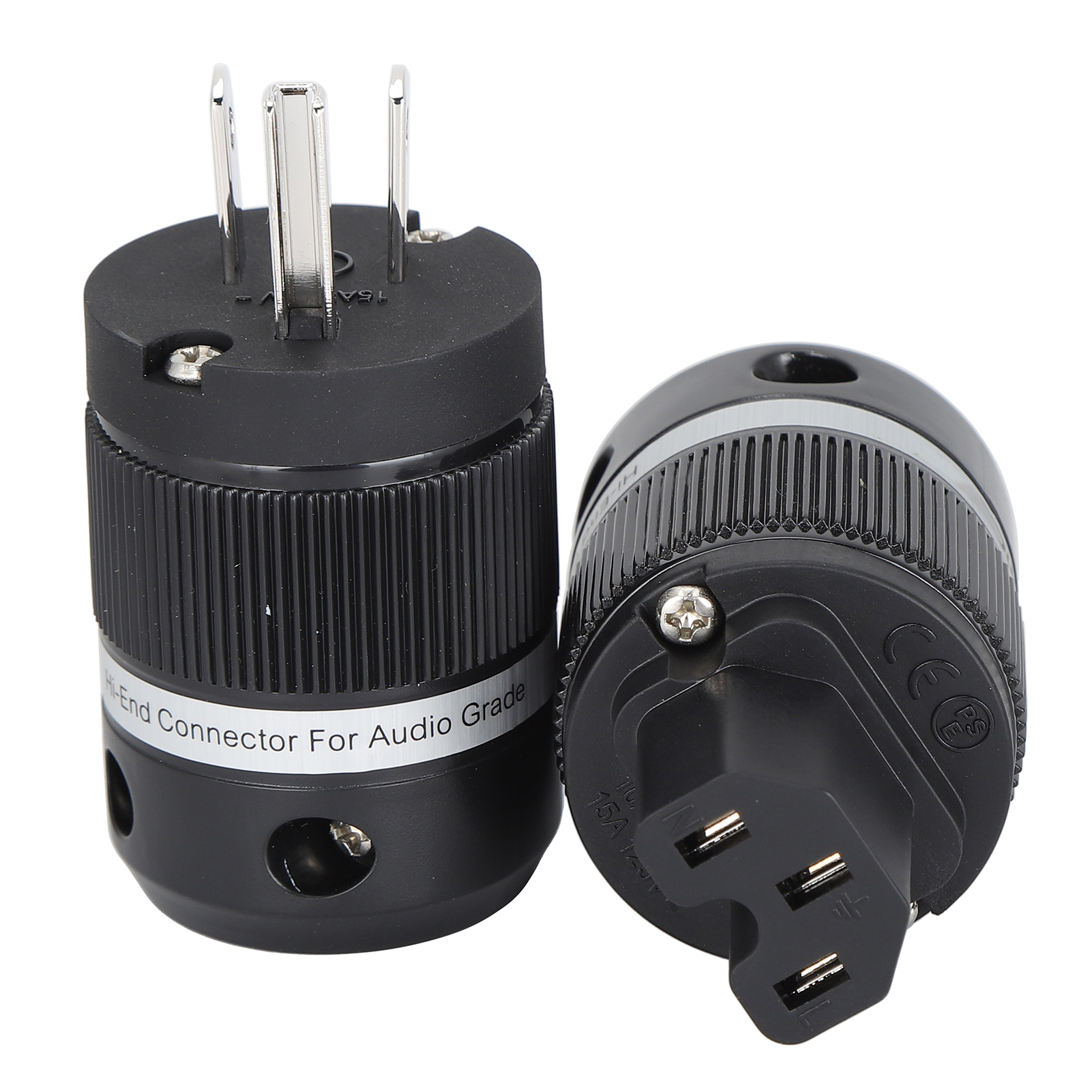 Enchufe conector IEC Monosaudio cobre puro chapado en rodio enchufe de alimentación de CA GHB - Imagen 25 de 28