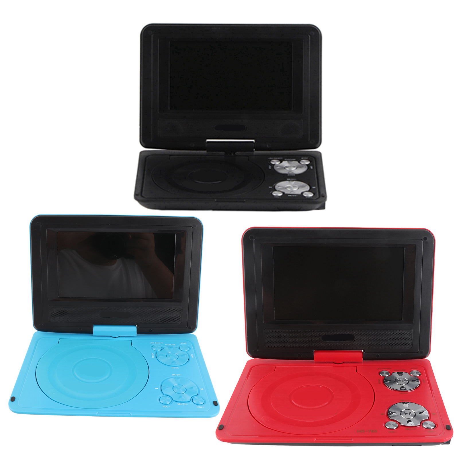 6.8in Portable HD Children's DVD Player Multifunctional Convenient Car TV Pl Hot - Bild 40 von 57