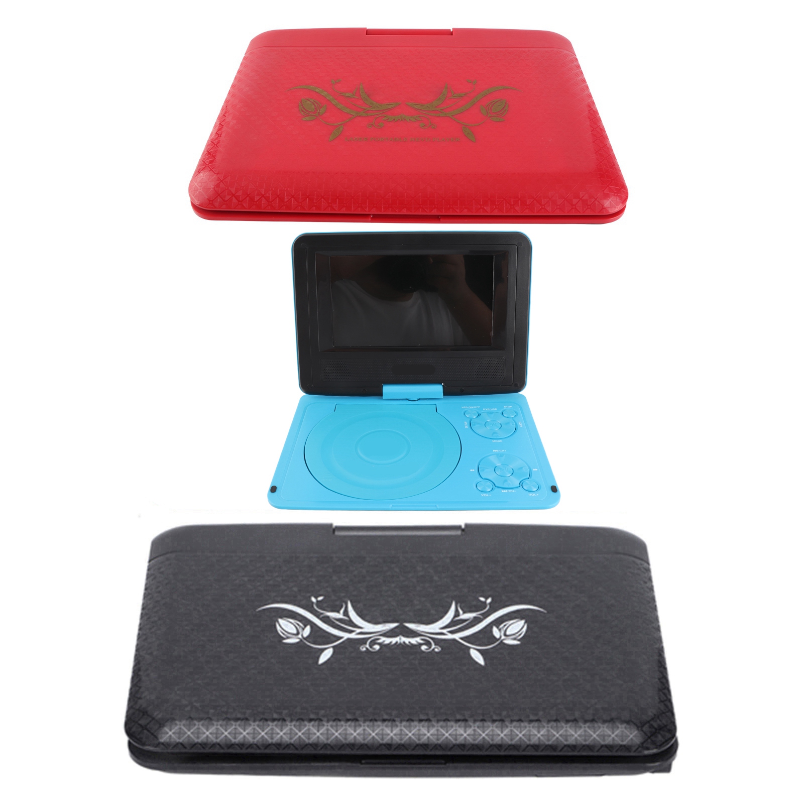6.8in Portable HD Children's DVD Player Multifunctional Convenient Car TV Pl Hot - Bild 52 von 57