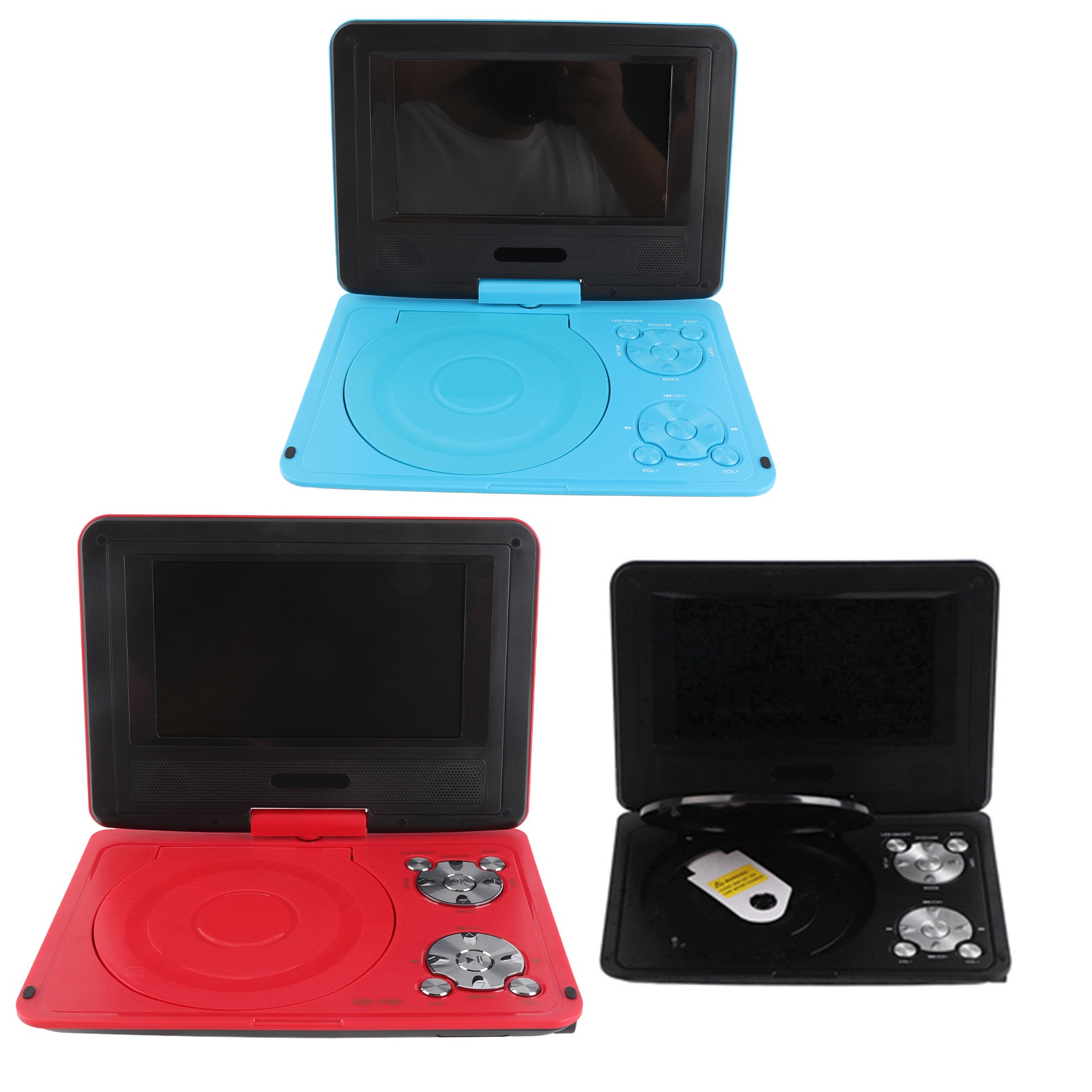6.8in Portable HD Children's DVD Player Multifunctional Convenient Car TV Pl Hot - Bild 25 von 57