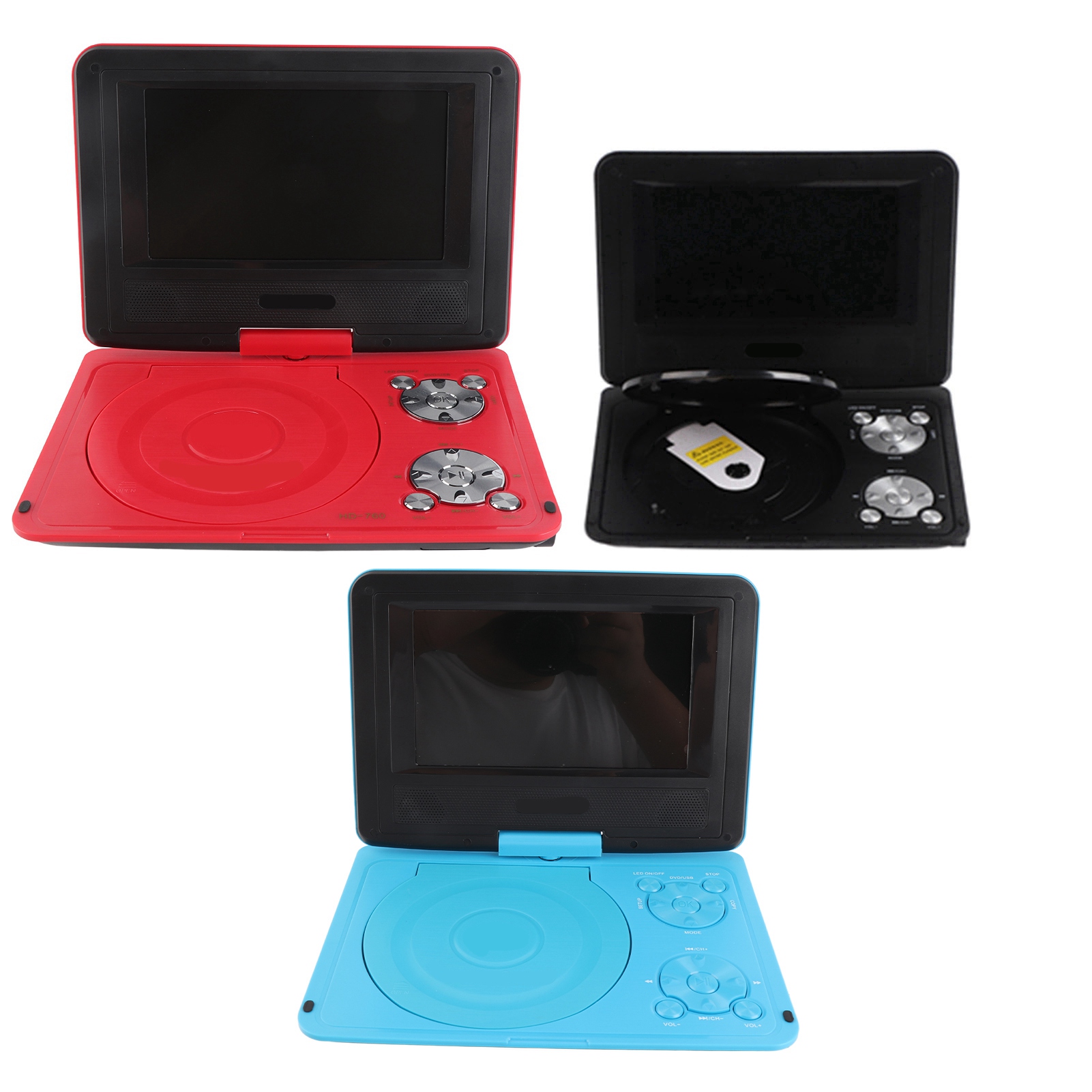 6.8in Portable HD Children's DVD Player Multifunctional Convenient Car TV Pl Hot - Bild 53 von 57