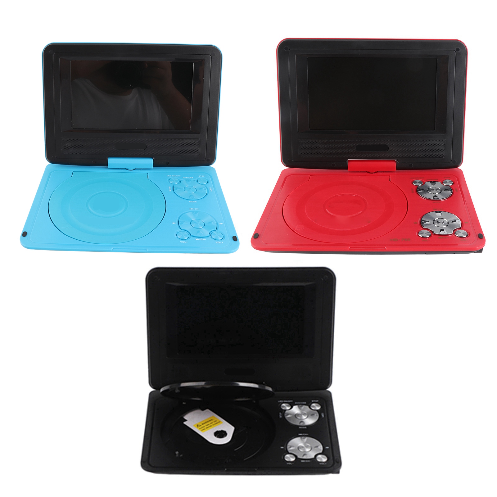6.8in Portable HD Children's DVD Player Multifunctional Convenient Car TV Pl Hot - Bild 39 von 57