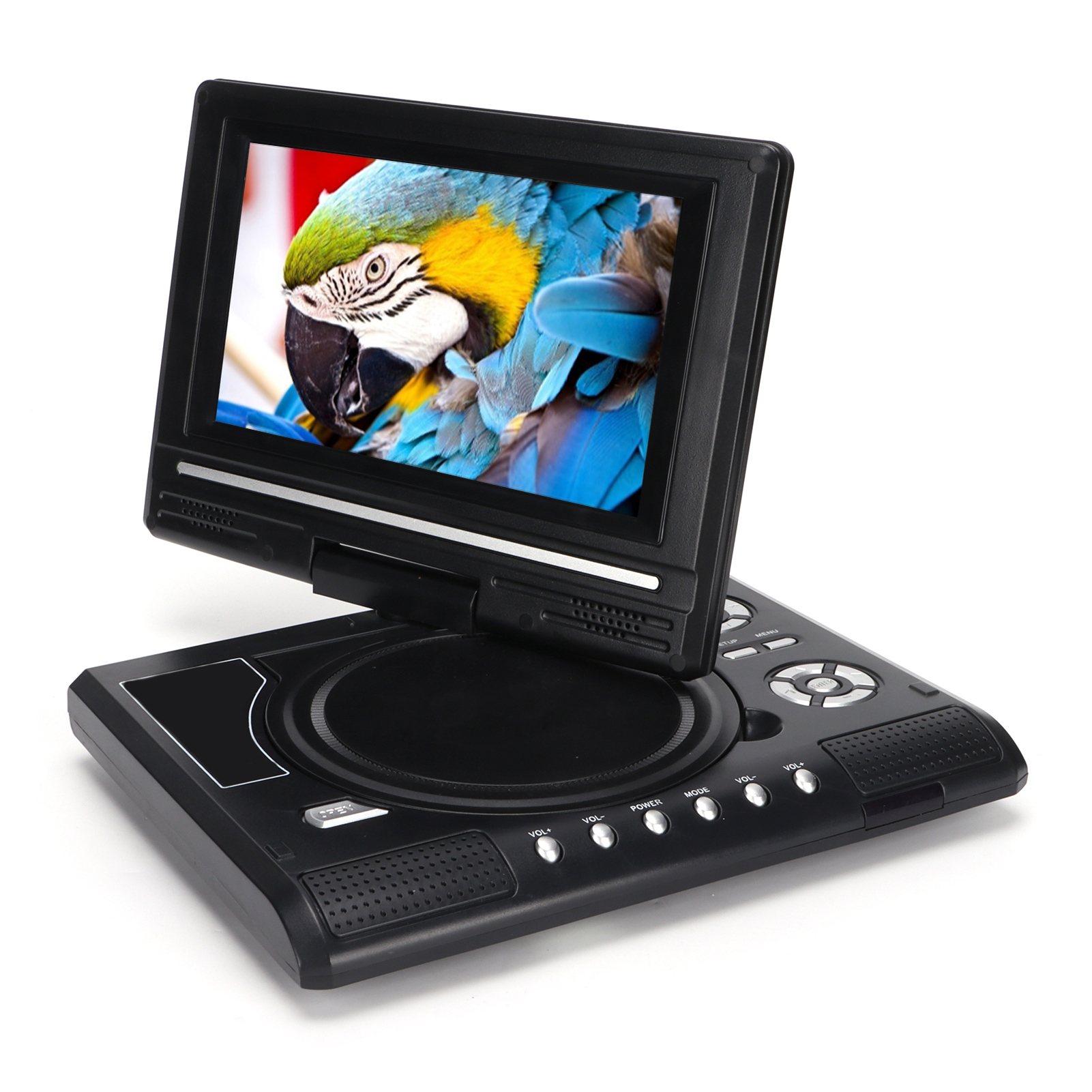 Reproductor de DVD Portátil HD 270° Reproductor de DVD Móvil con Control Remoto USB - Imagen 38 de 48