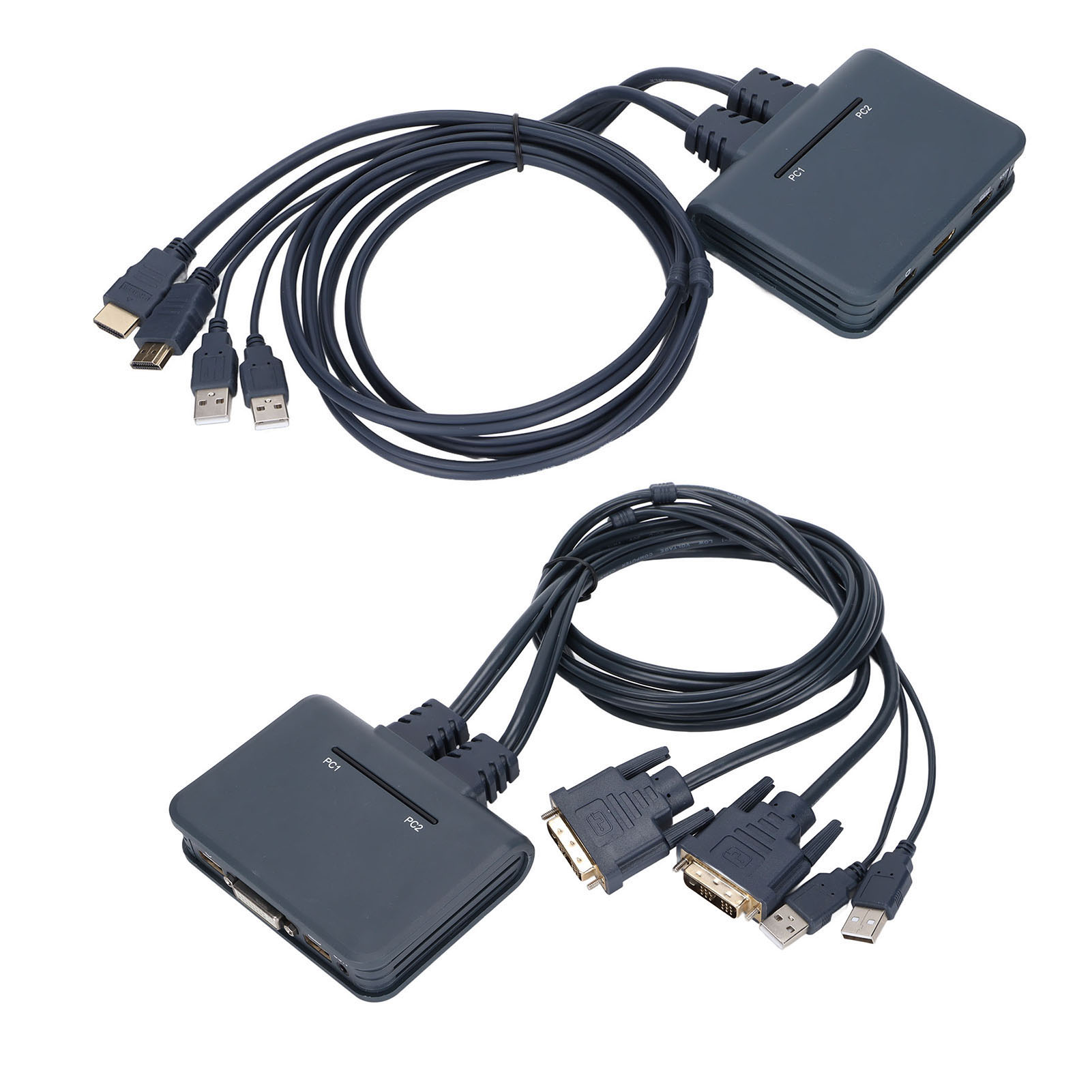 USB KVM 2 Ports Wired HD Multimedia Interface KVM For Home Ent SAL - Photo 26/29