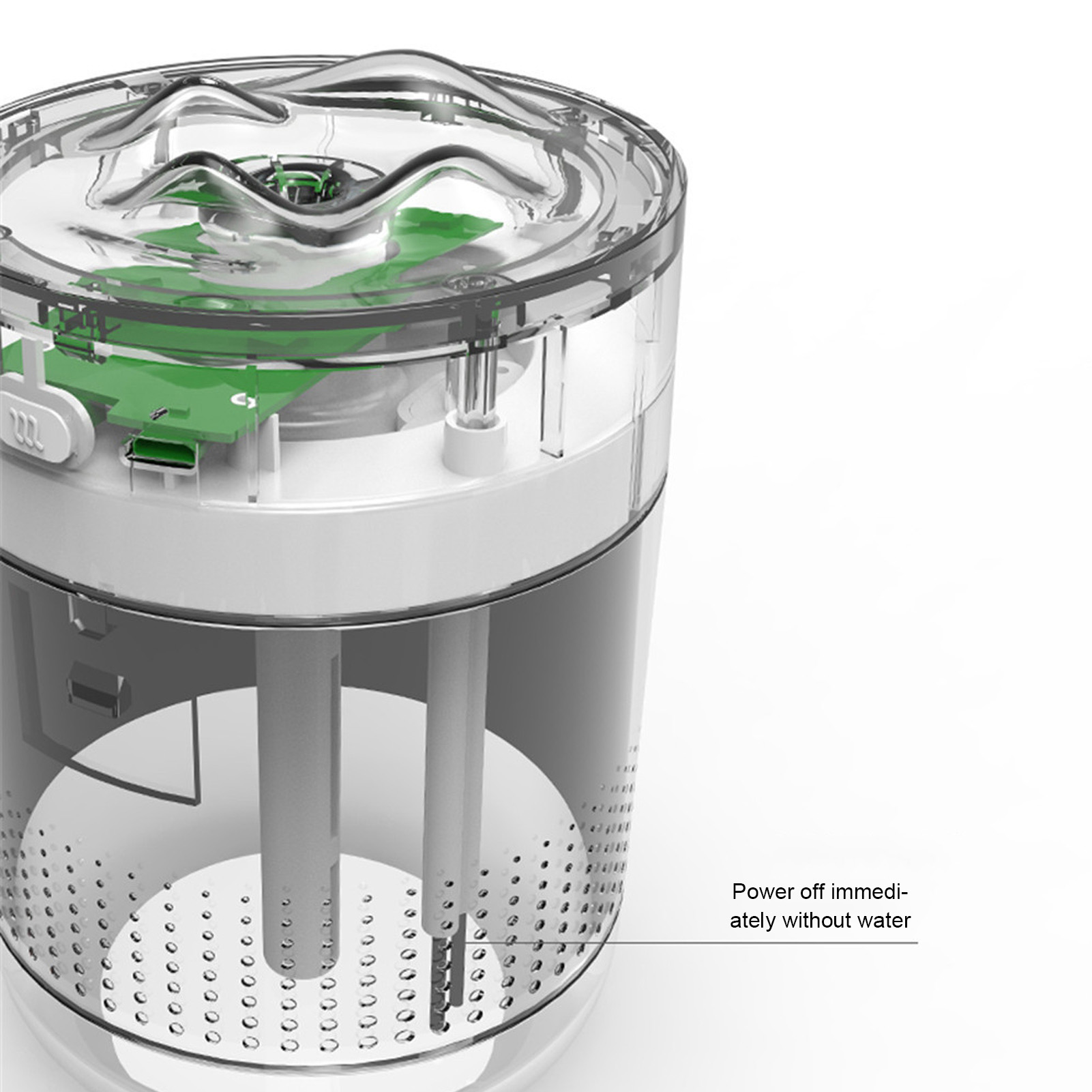 GXZJ623 500ml Snow Mountain Humidifier Quiet Operation Automatic Shut Off Nig FY - Bild 28 von 30