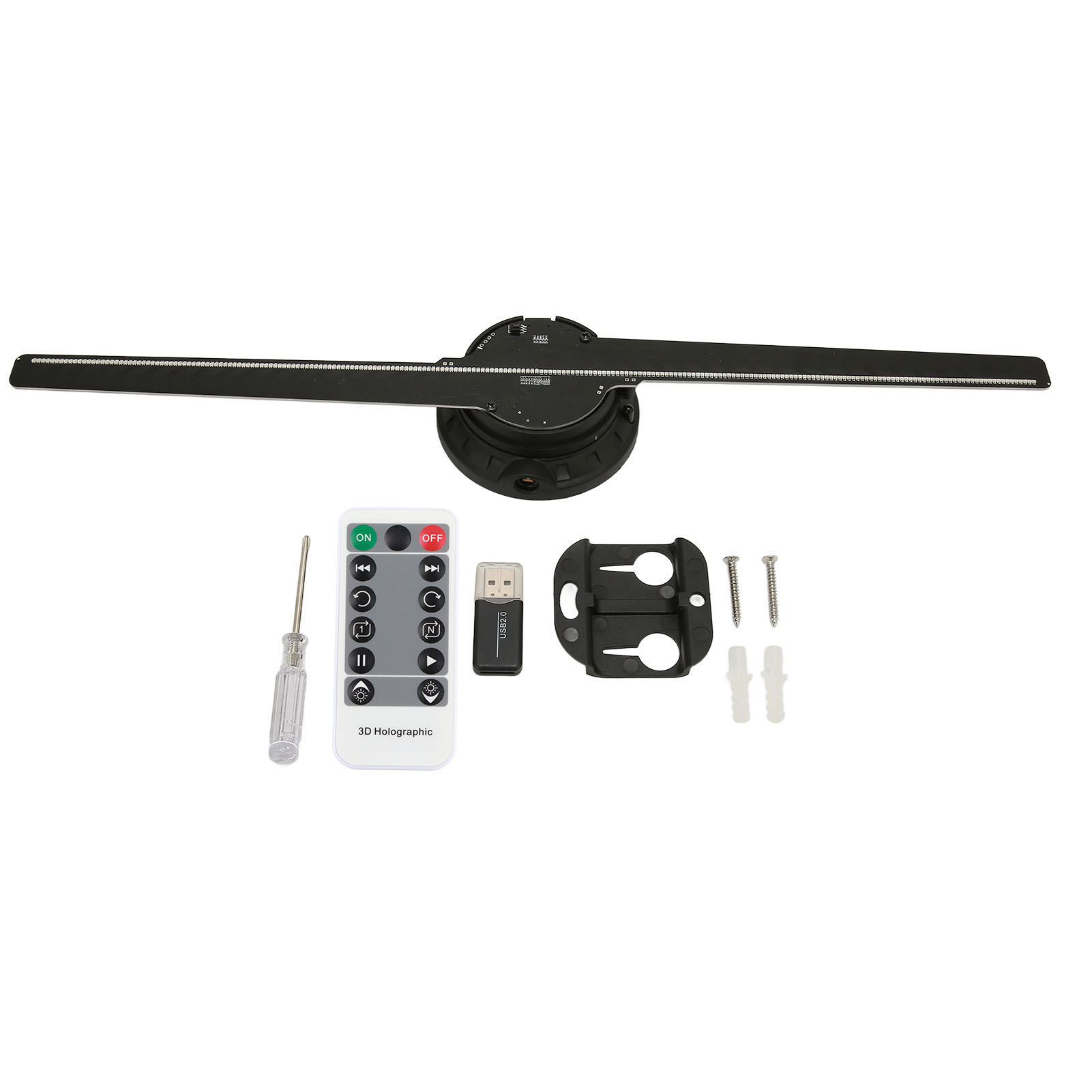 3D Hologram Fan LED Advertising Display Fan For Business Store Signs Bar Par SPM - Picture 28 of 34