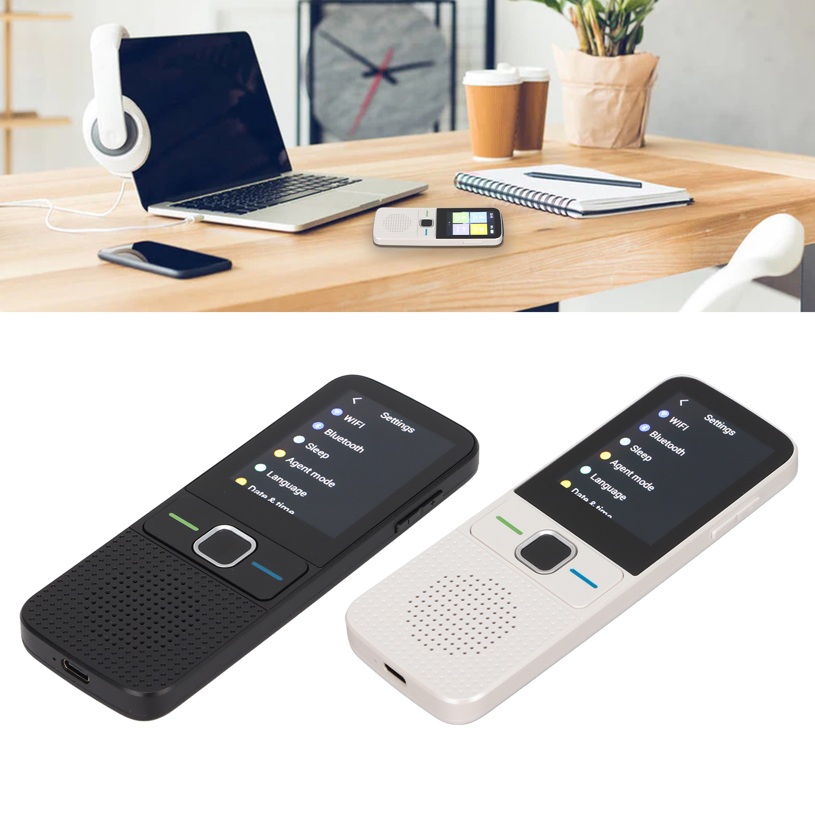 Smart Voice Photo Translator 2 Way 138 Languages Touchscreen WiFi Tr SAL - Afbeelding 26 van 29