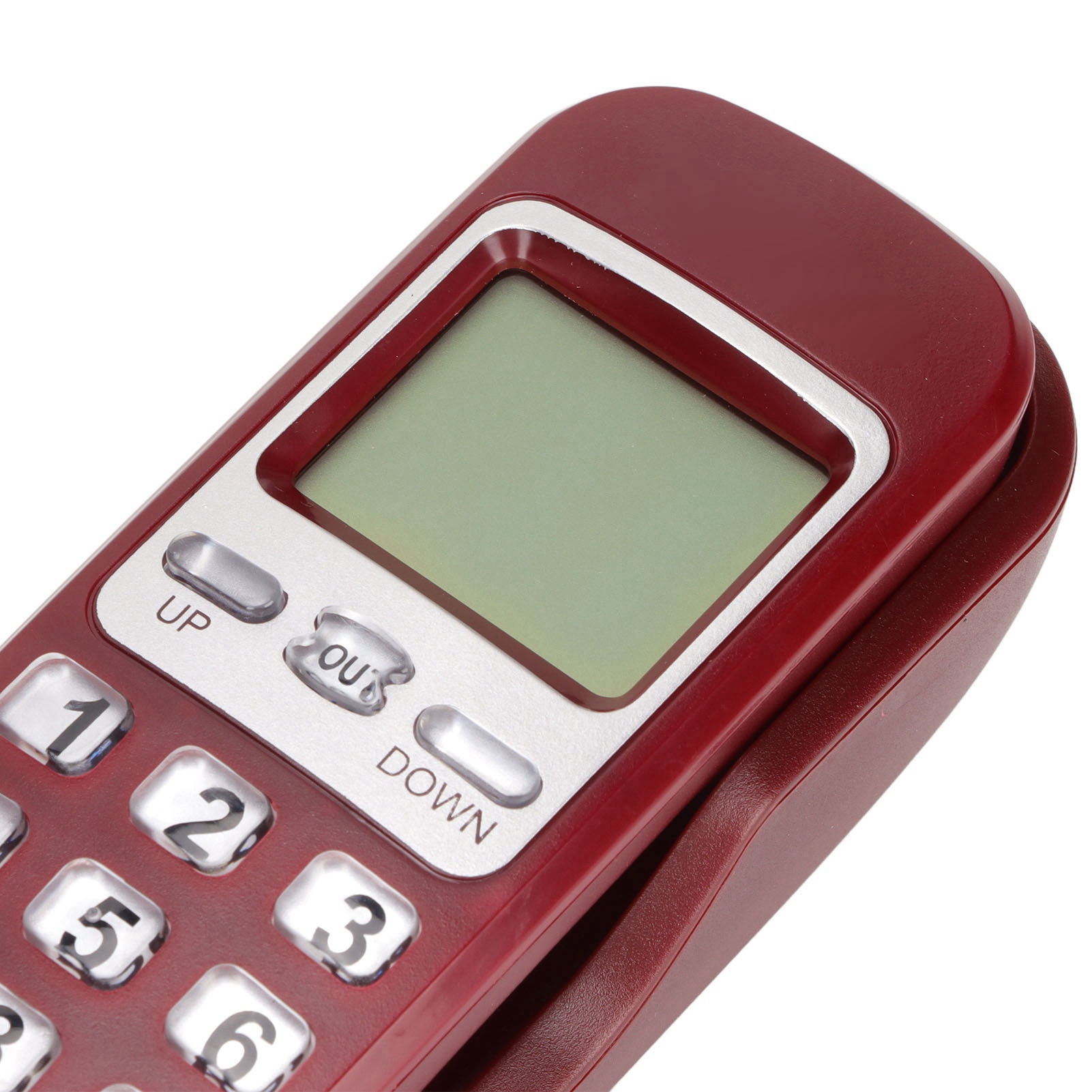 Telefon przewodowy Ponowne dializowanie Wyświetlacz LCD Mały przewodowy telefon stacjonarny do domu w roku budżetowym - Zdjęcie 31 z 31