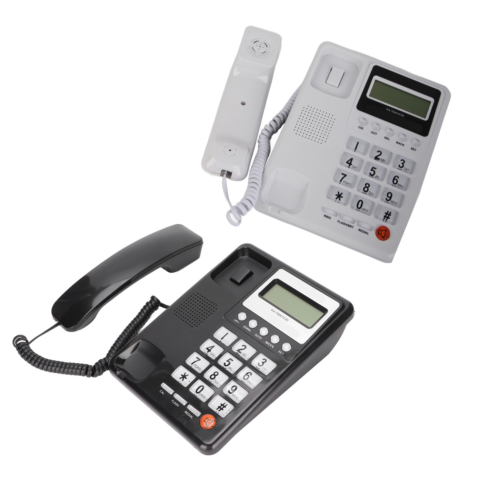 KXT8001CID Telefon stacjonarny Przewodowy Dom Hotel Telefon stacjonarny z wyświetlaczem LCD Re FY - Zdjęcie 28 z 29