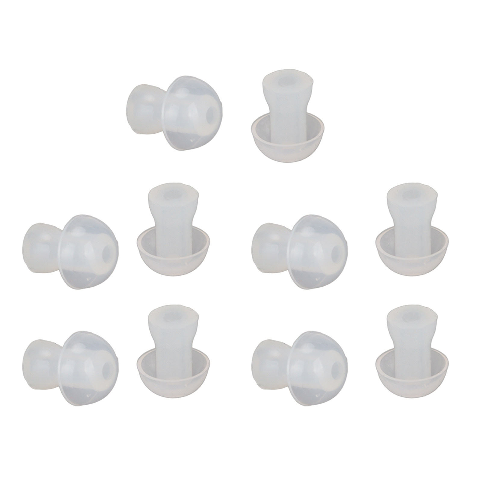10Pcs Soft Silicone Hearing Aid Ear Tips Replacement for Hearing Aid Earplugs - Picture 16 of 21