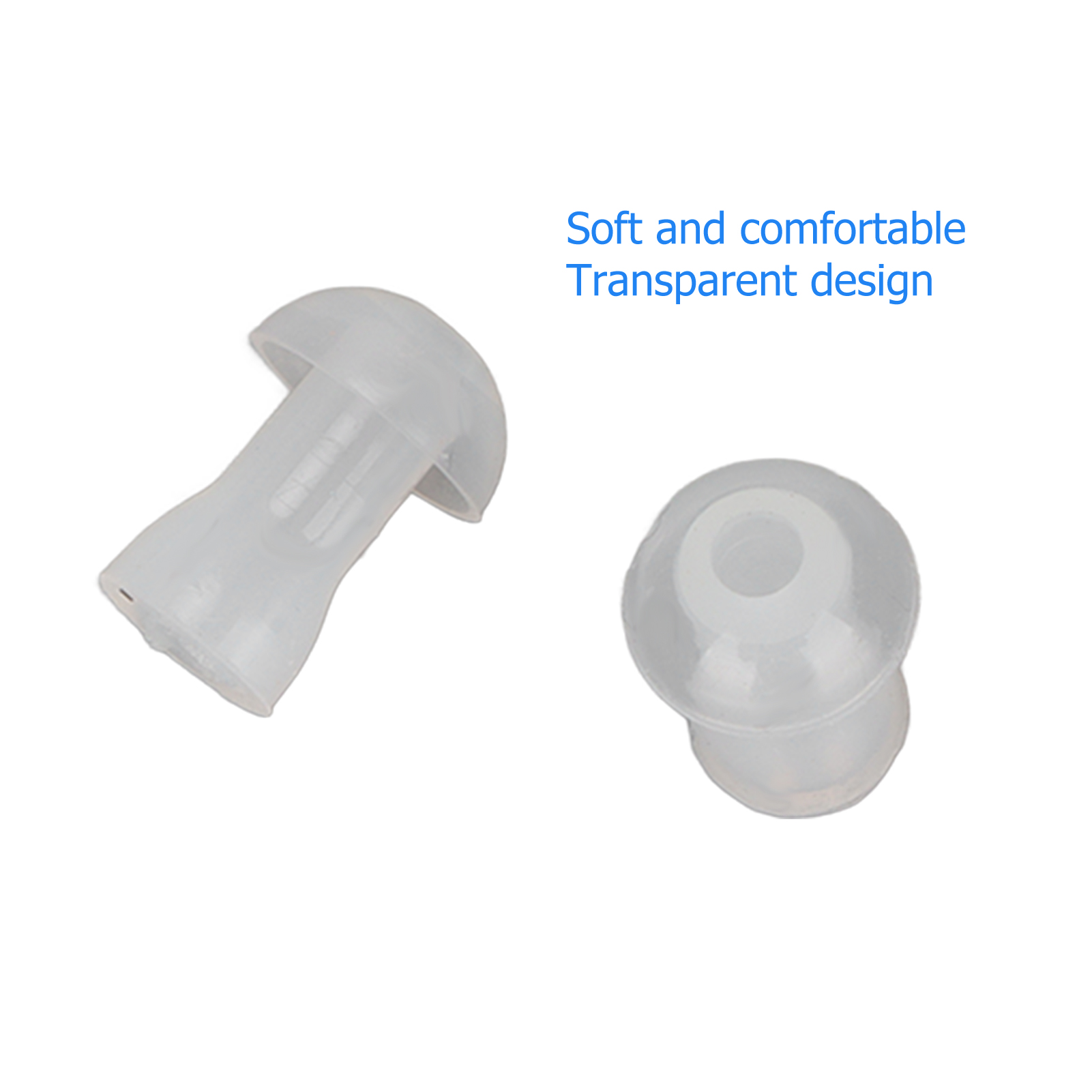 10Pcs Soft Silicone Hearing Aid Ear Tips Replacement for Hearing Aid Earplugs - Picture 19 of 21