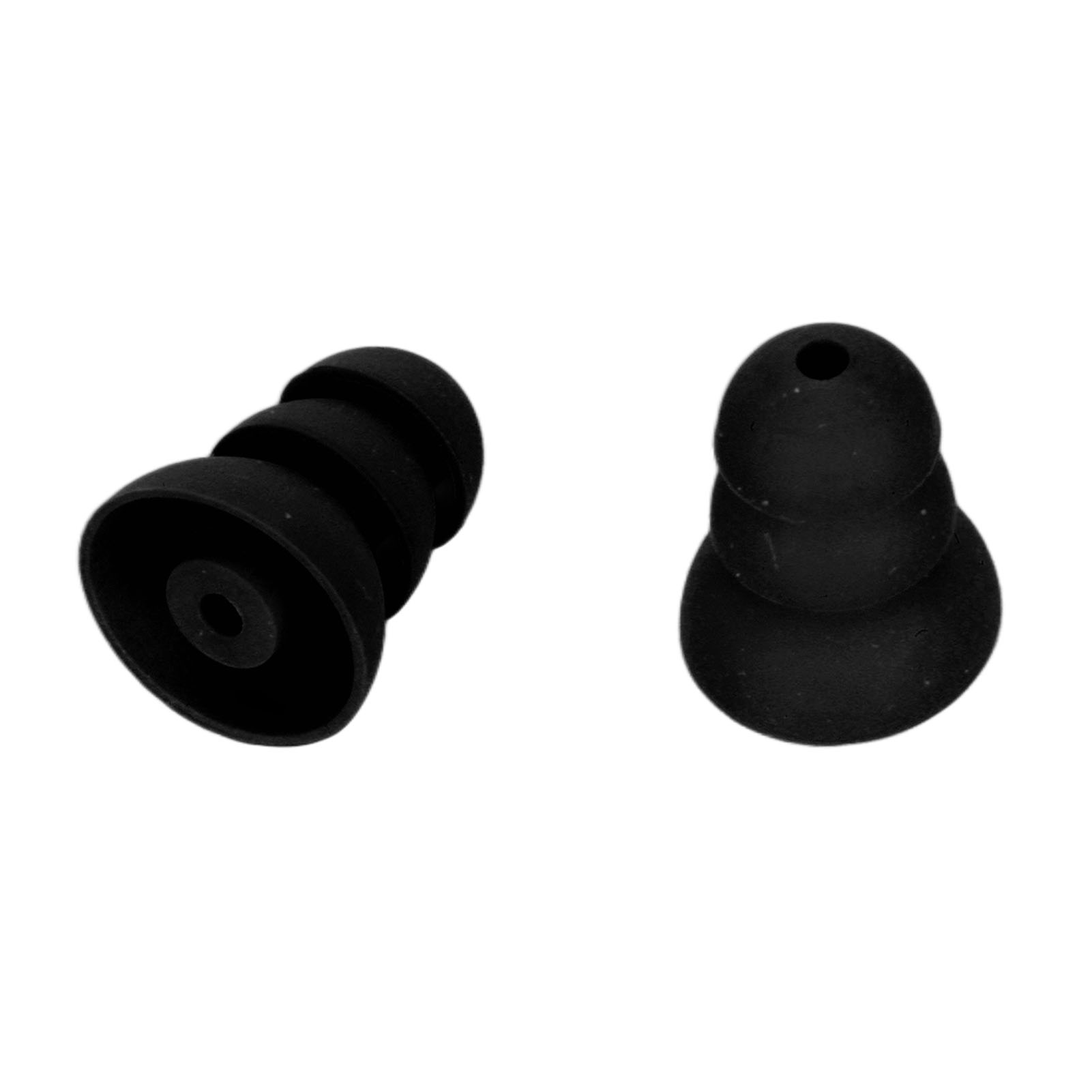 8pcs Hearing Aid Ear Tips 3 Layer Soft Silicone Replacement BTE ITE Pocket
