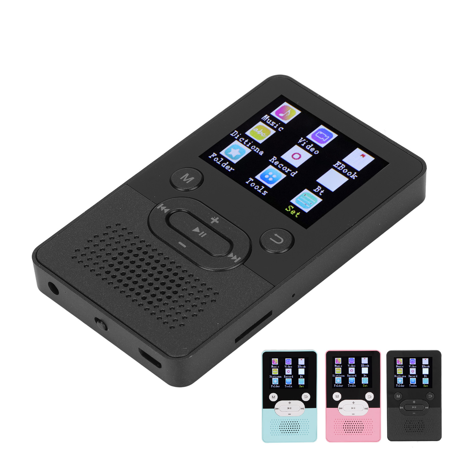 Reproductor de MP4 T9 pantalla a color de 1,8 pulgadas sonido sin pérdidas reproductor de MP3 con soporte BT 4,2 - Imagen 33 de 51