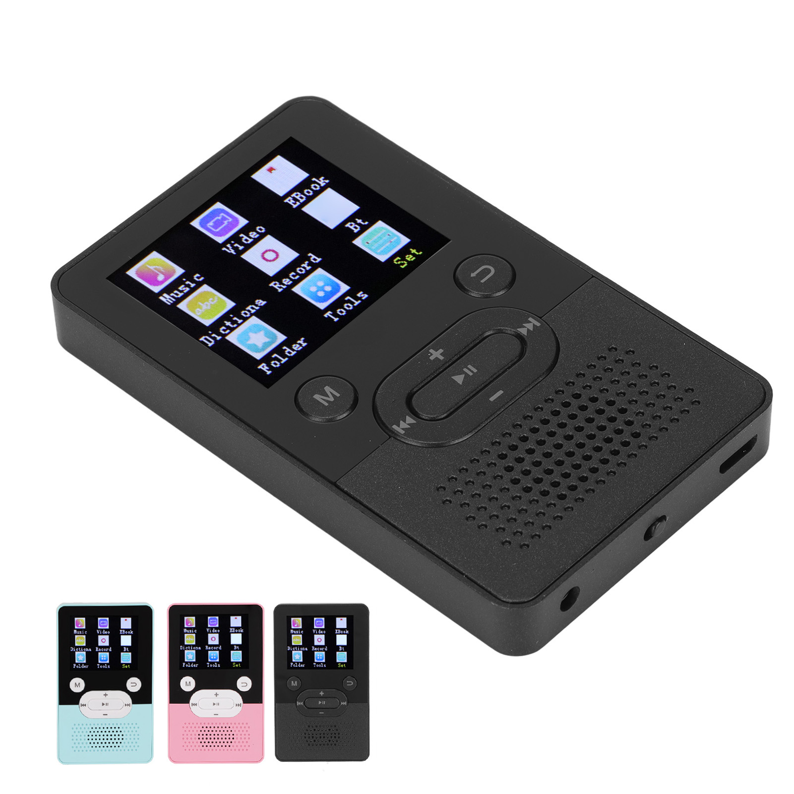 Reproductor de MP4 T9 pantalla a color de 1,8 pulgadas sonido sin pérdidas reproductor de MP3 con soporte BT 4,2 - Imagen 36 de 51