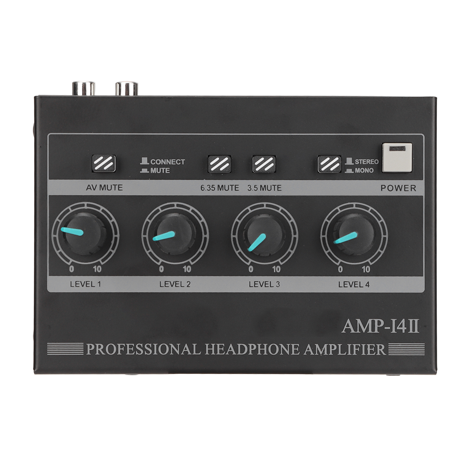 AMP‑14II 4 Channel Headphone Amplifier Compact 4 Way Stereo Headphone Amplif SD3 - Picture 13 of 18