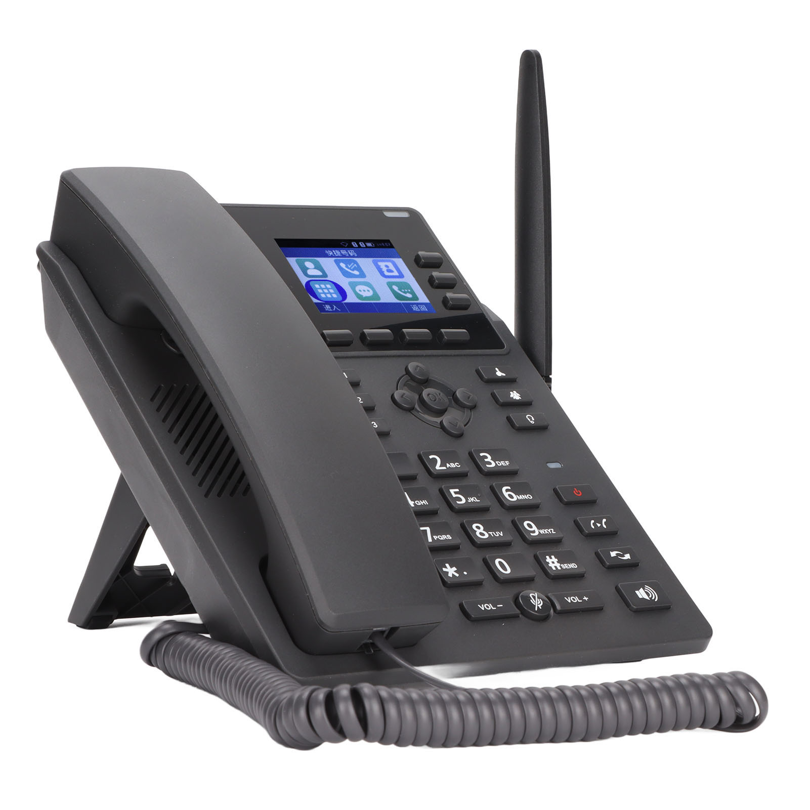 VOIP Phone 4G WiFi 2.4in Color Display 3 Lines Multi Function Wireless Landli FY - Afbeelding 30 van 30