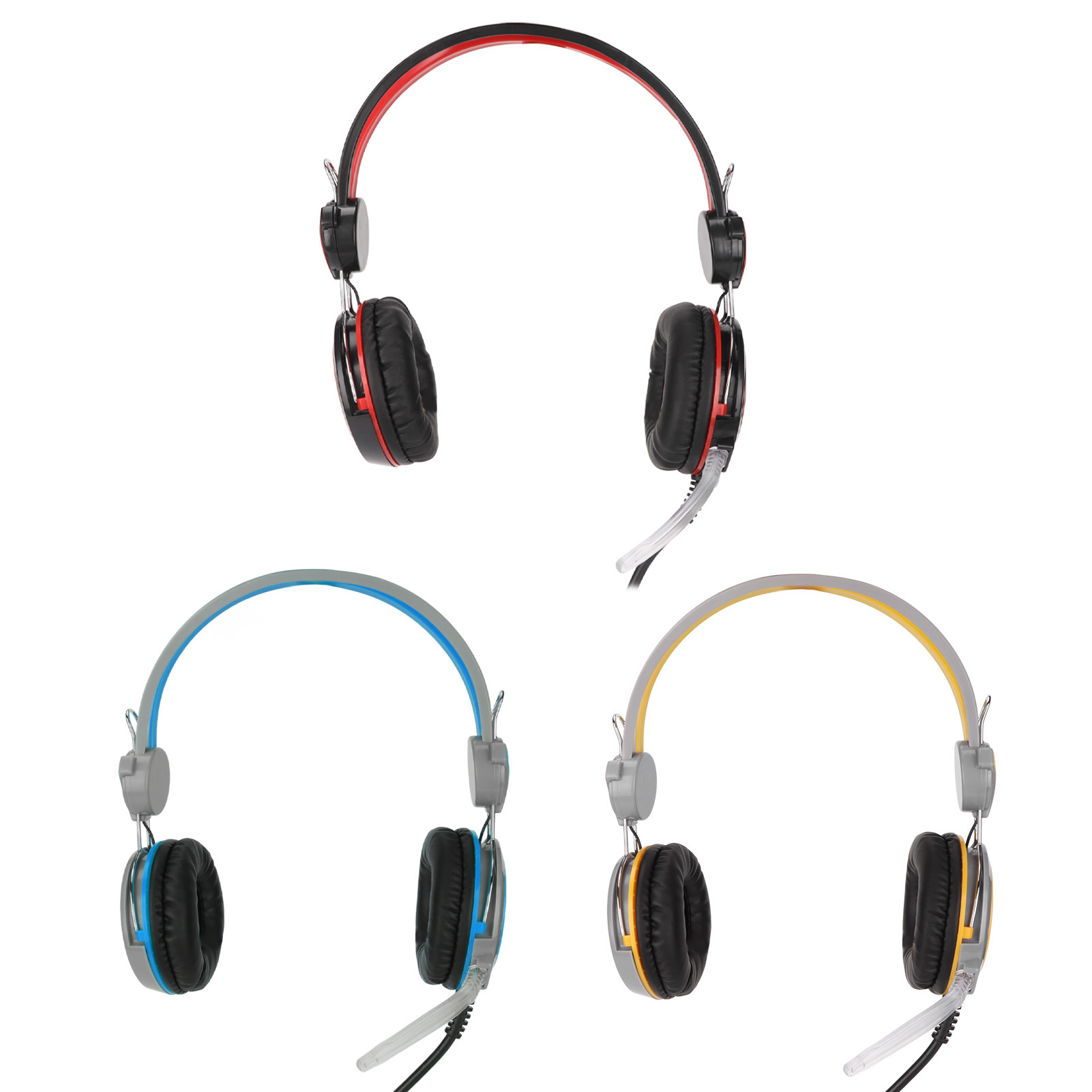 Gaming Headset Noise Cancelling Stereo Ergonomic Wired Computer Game Headphon FY - Afbeelding 29 van 31