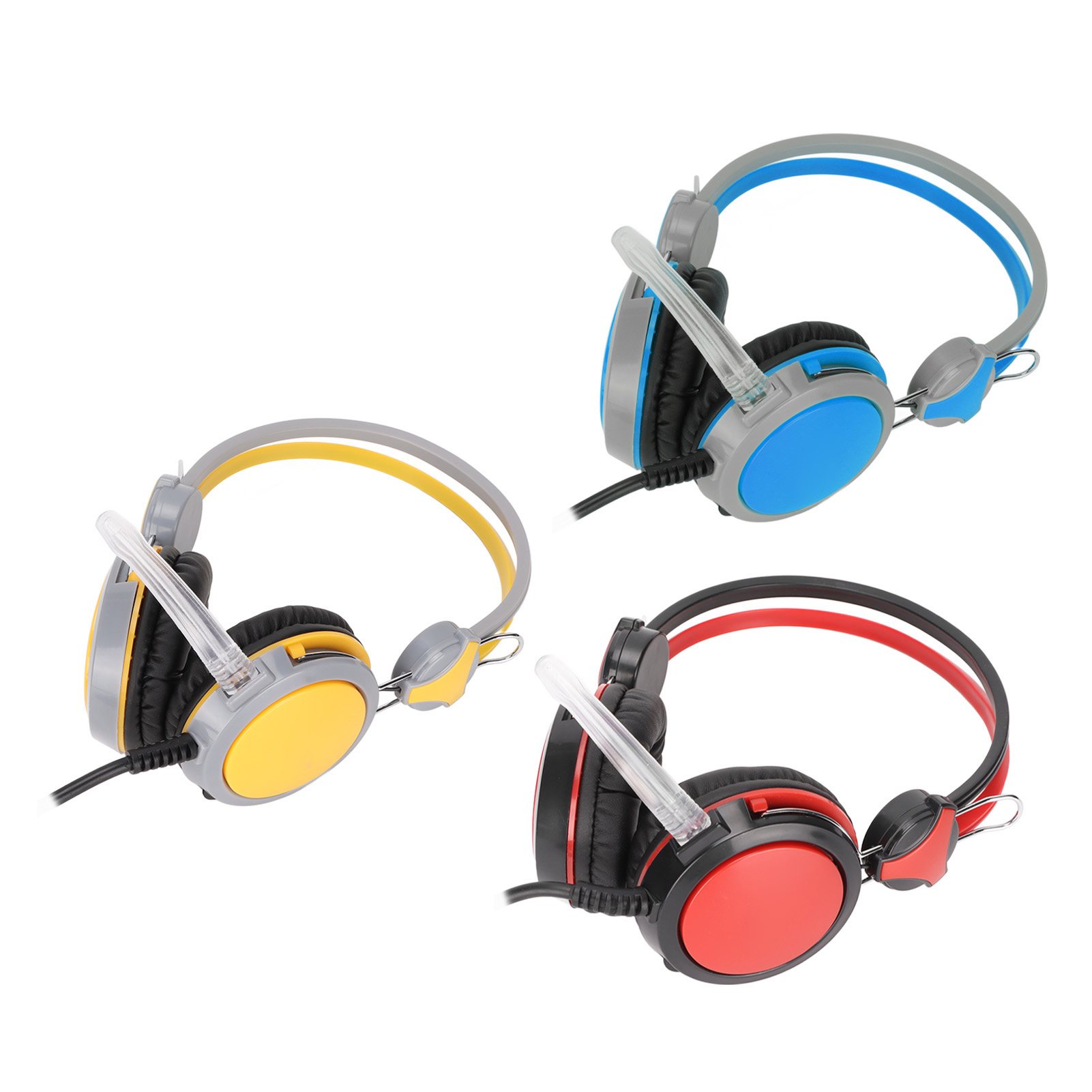 Gaming Headset Noise Cancelling Stereo Ergonomic Wired Computer Game Headphon FY - Afbeelding 25 van 31