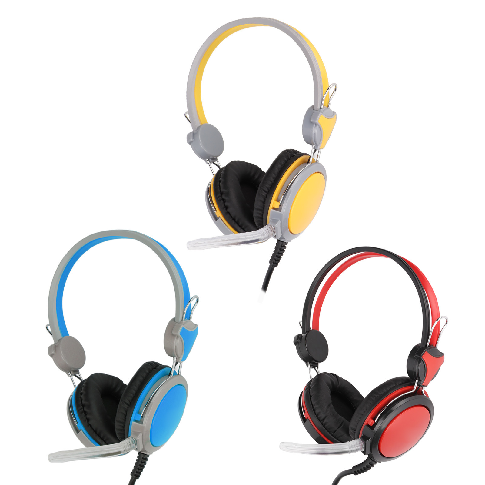 Gaming Headset Noise Cancelling Stereo Ergonomic Wired Computer Game Headphon FY - Afbeelding 24 van 31