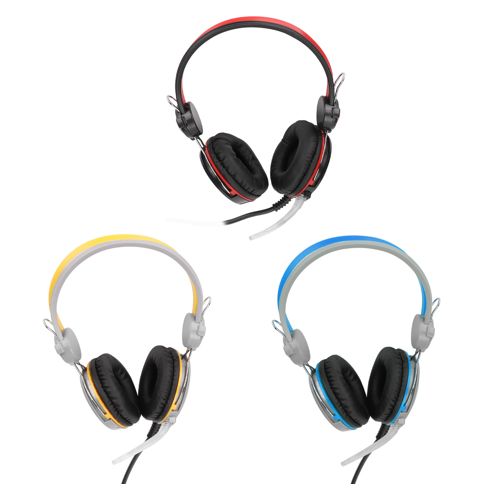 Gaming Headset Noise Cancelling Stereo Ergonomic Wired Computer Game Headphon FY - Afbeelding 23 van 31