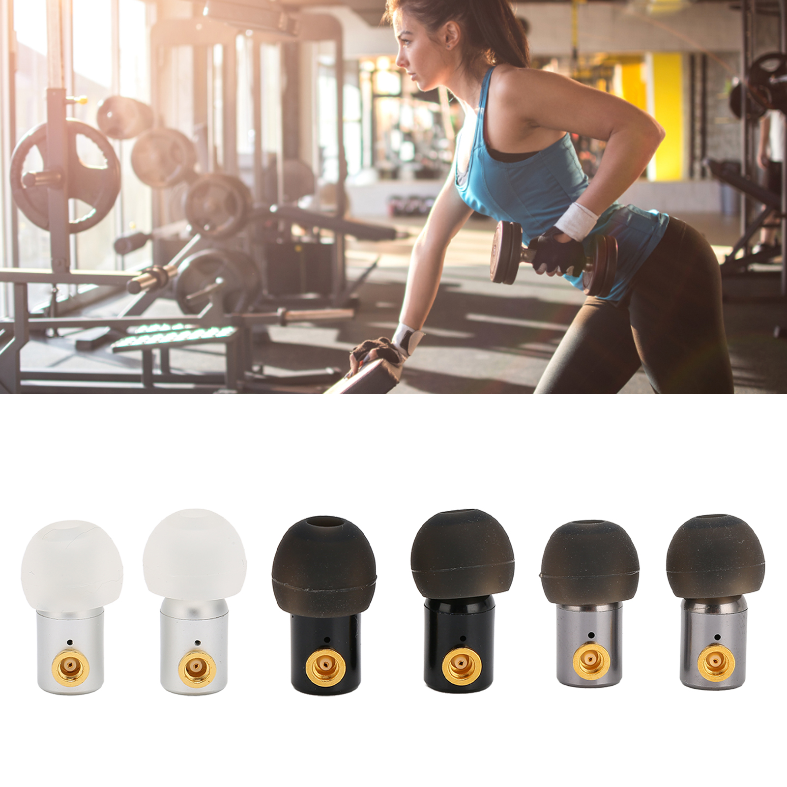 Earbuds Head Replacement Detachable Sports Earphones Head With MMCX Interface FY - Afbeelding 30 van 33