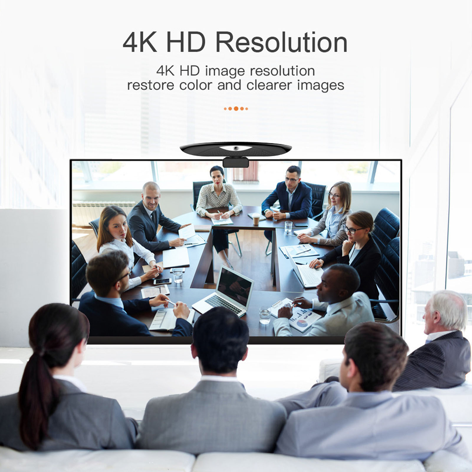 TV Box Camera 2GB RAM 16GB ROM WiFi BT 8MP 4K Conference Camera With Mic 100‑ FG - Afbeelding 30 van 32
