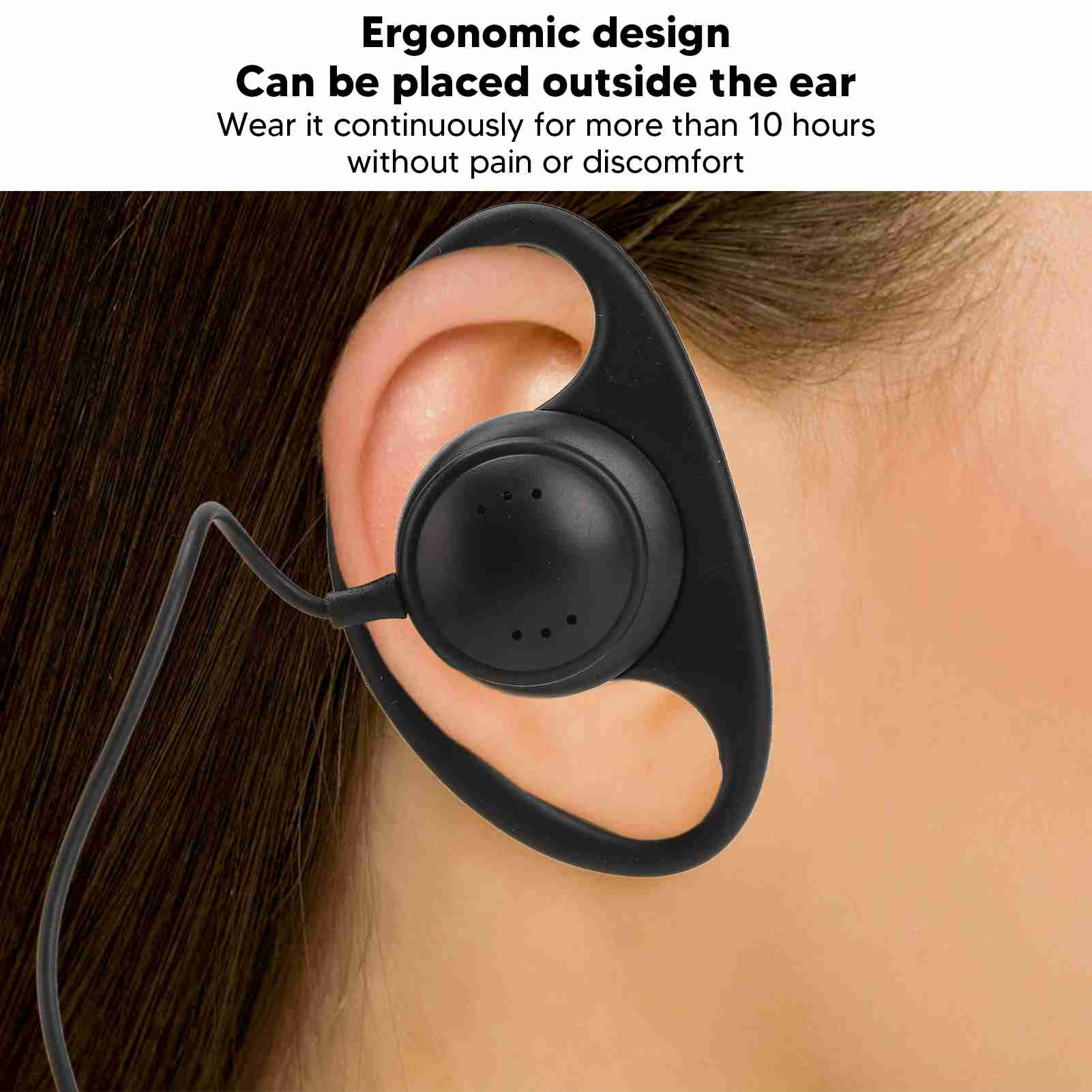 Walkie Talkie Earpiece Electroplating Process 1 Pin 2.5mm Two Way Radio Heads FY - Zdjęcie 24 z 28