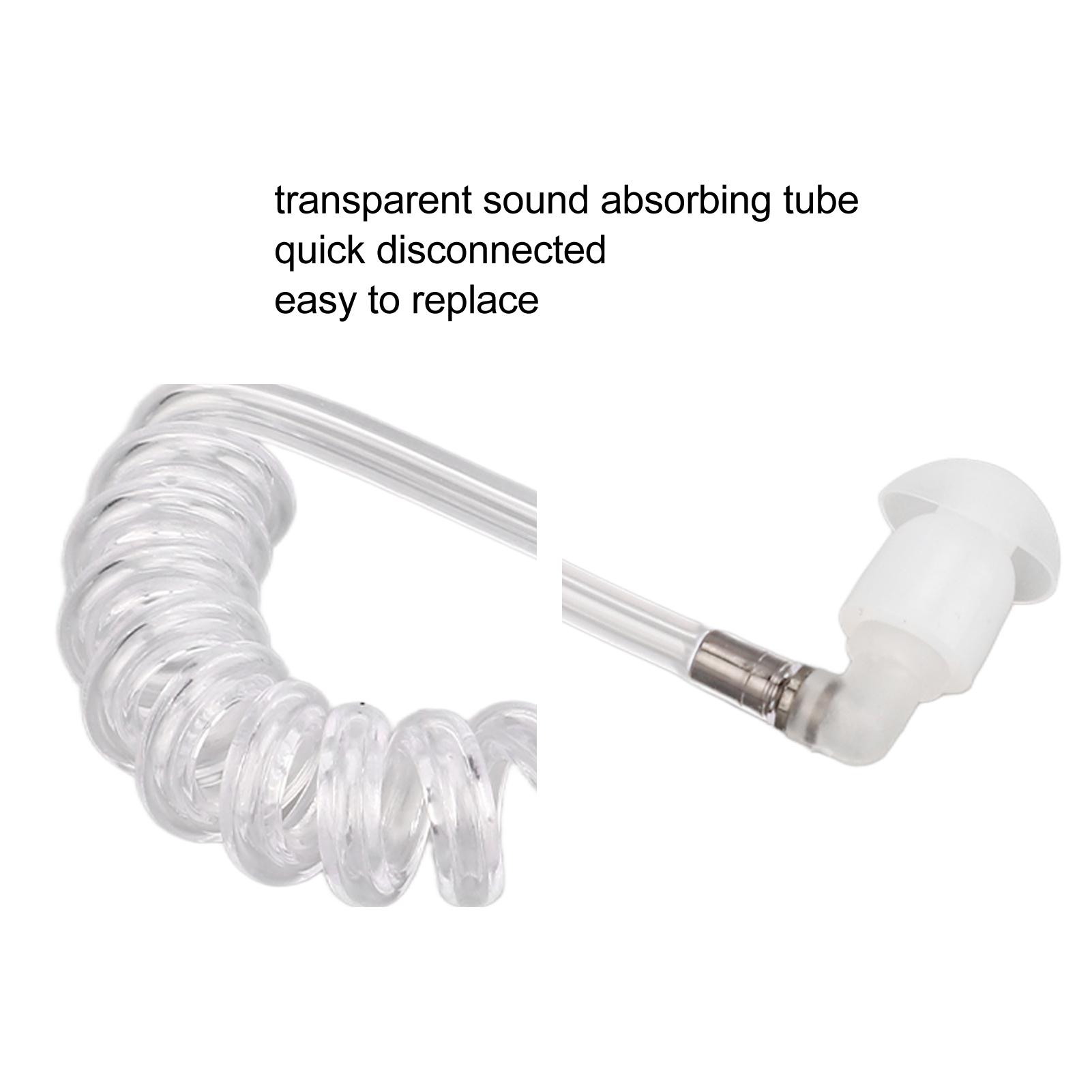 Tube acoustique de remplacement confortable amovible transparent transparent acoustique BST - Photo 27/28