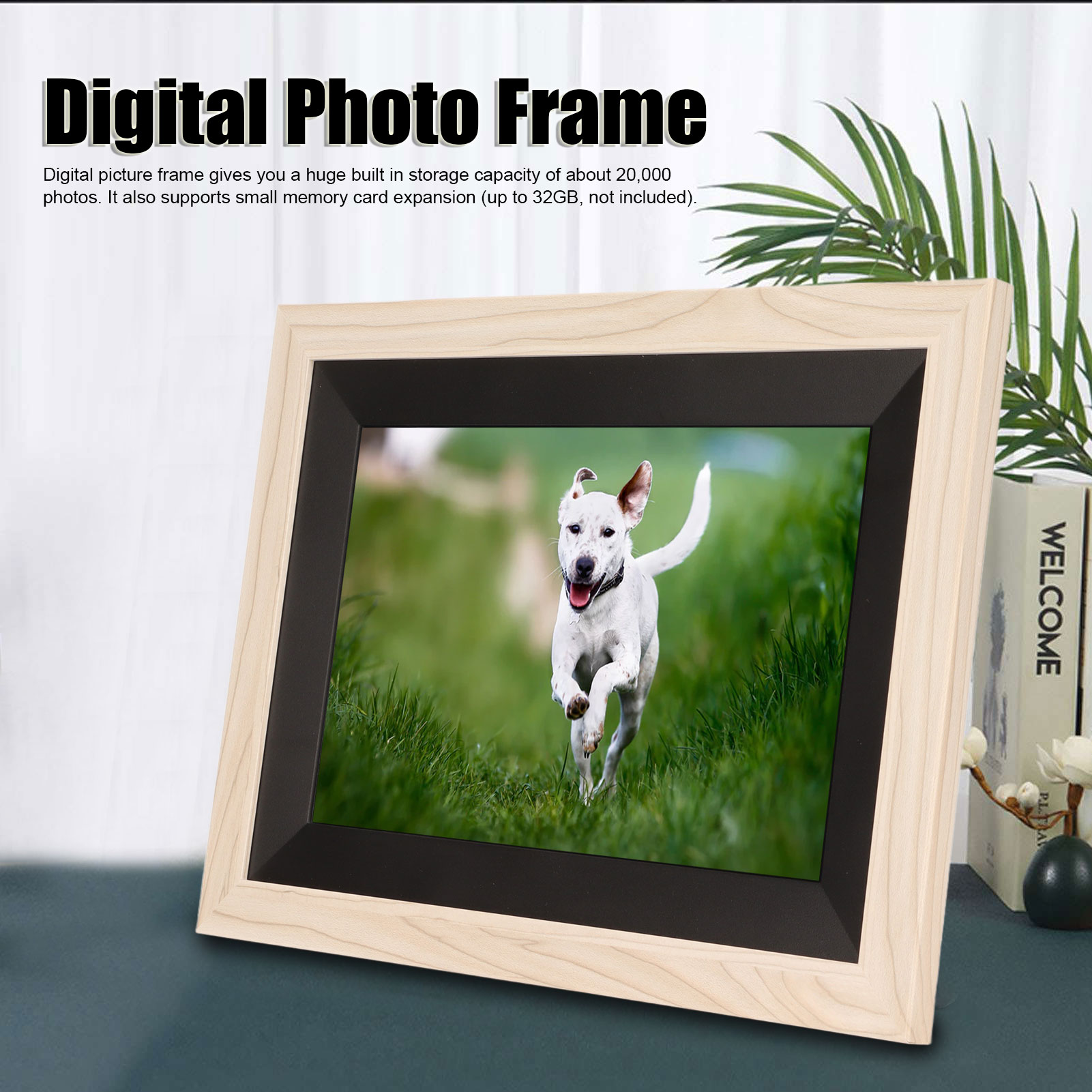 10.1in Digital Photo Frame 1280x800 IPS Touch Display Screen WiFi Electronic BEA - Picture 13 of 20