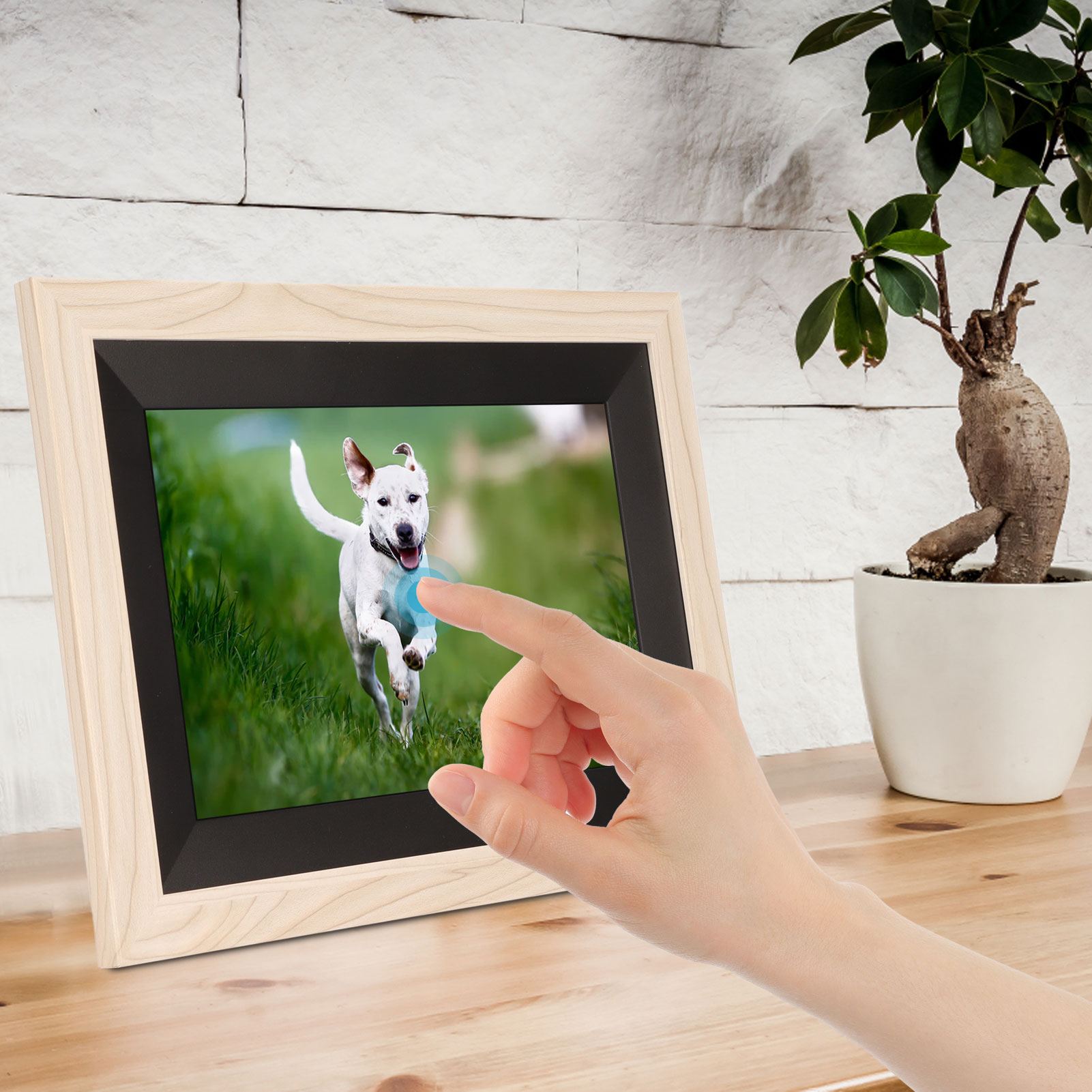 10.1in Digital Photo Frame 1280x800 IPS Touch Display Screen WiFi Electronic BEA - Picture 10 of 20