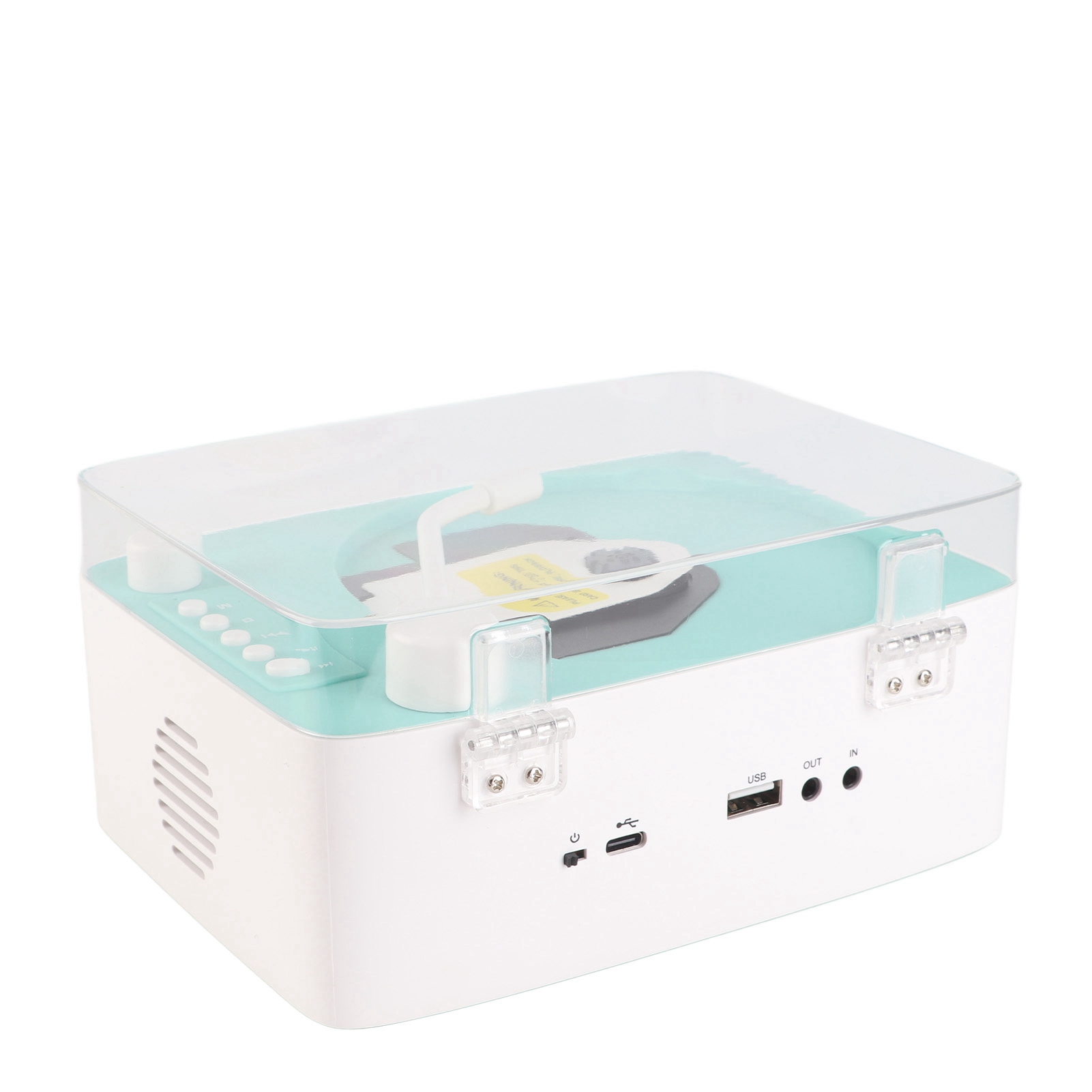 CD Player Mini Multifunctional Vintage BT Speaker CD Music Player For Home NEW - Imagen 16 de 21