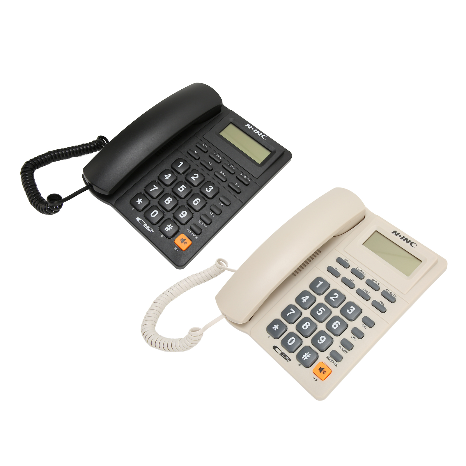 Corded Landline Phone Multifunction Caller ID Display Speed Dial Last Number FY - Afbeelding 29 van 29