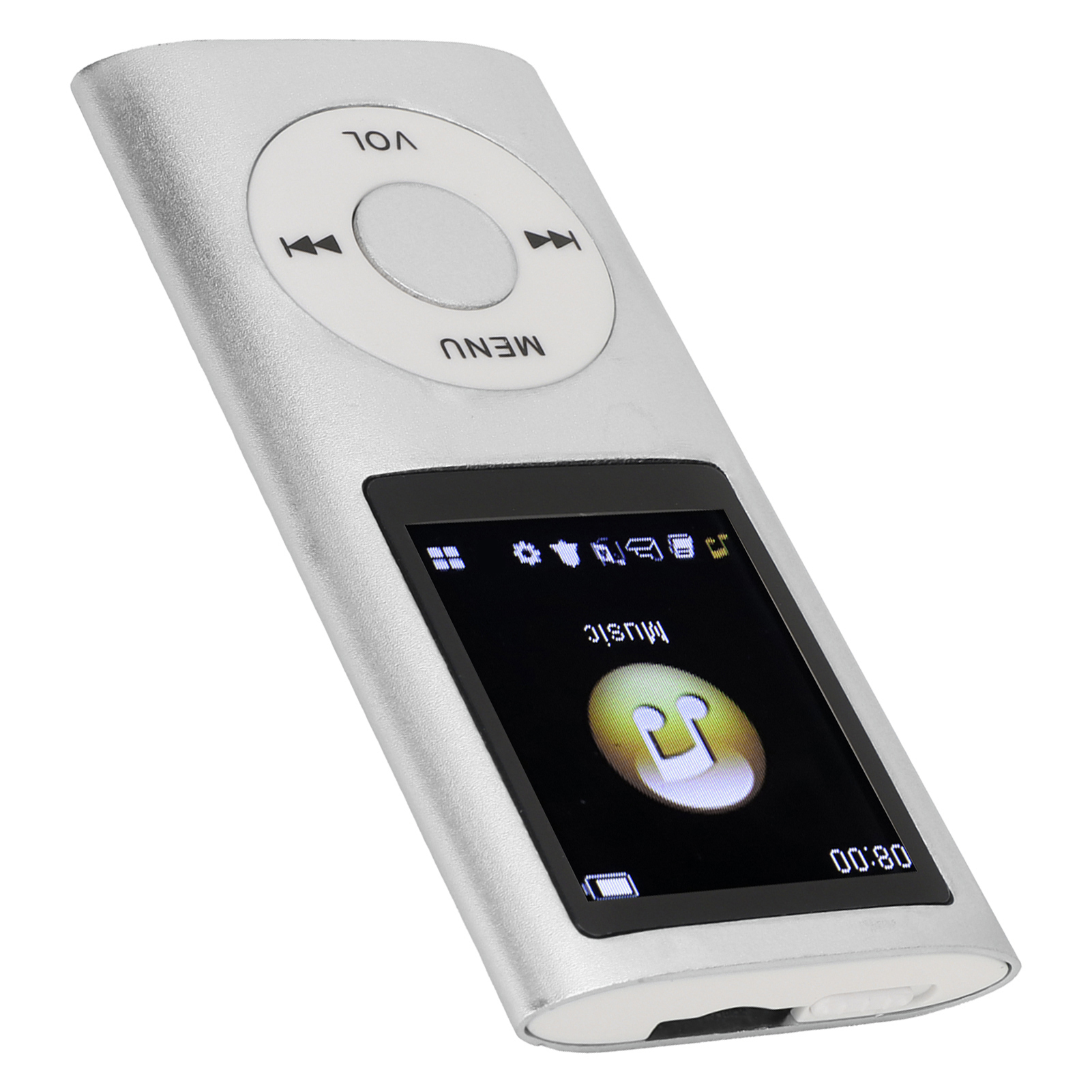 Lettore Musicale MP3 Multifunzione Suono Senza Perdite Slim 8 Ore Durata Batteria MU7T - Foto 11 di 22