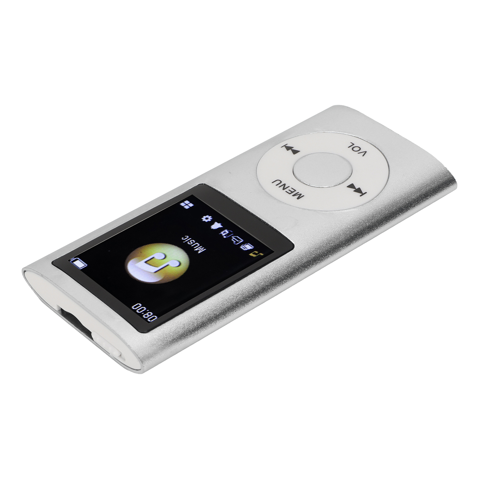 Lettore Musicale MP3 Multifunzione Suono Senza Perdite Slim 8 Ore Durata Batteria MU7T - Foto 12 di 22