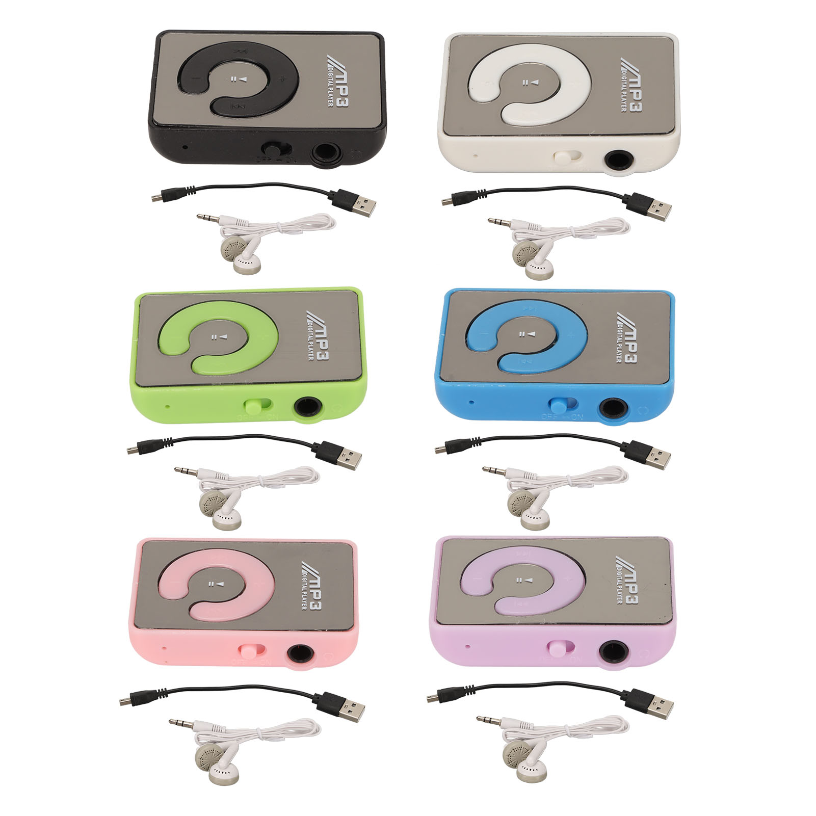 Back Clip Player Portable Lightweight Mini MP3 Music Player With Memory Card Hot