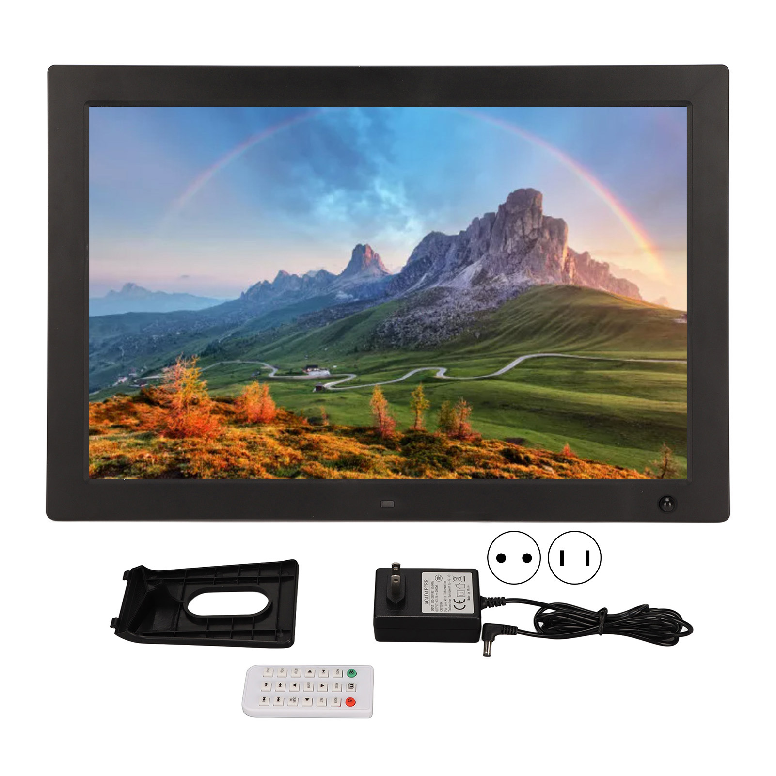 Digital Photo Frame 17in HD Motion Sensor Video Music Electronic Picture Fra NEW - Afbeelding 13 van 18