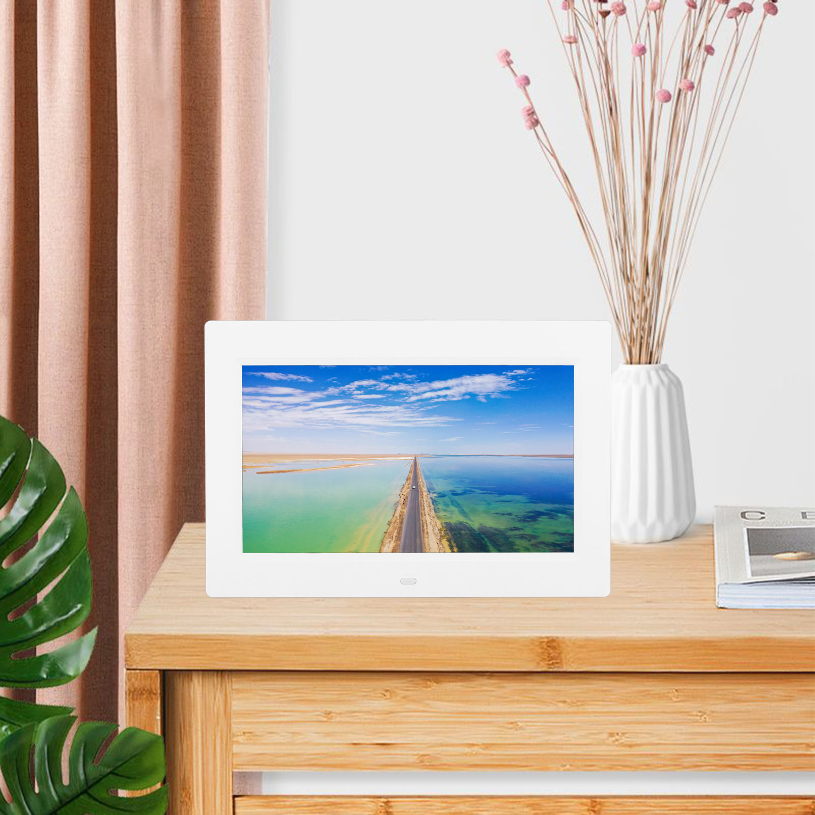 10 Inch Digital Photo Frame HD 1024x600 LED Electronic Photo Frame With Remo GS0 - Picture 17 of 18