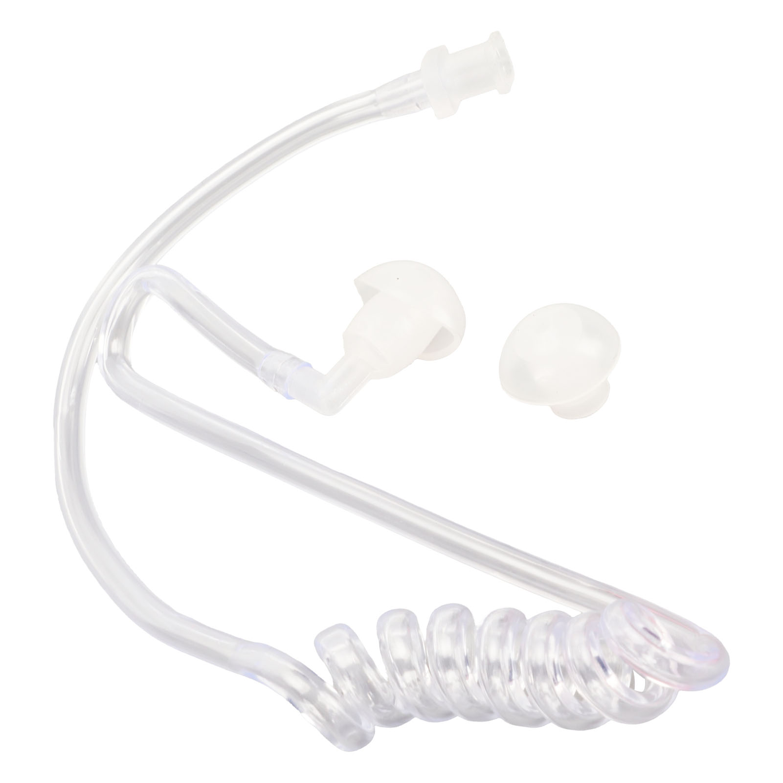 Acoustic Tube Earpiece Coil Tube Ergonomic Replacement Clear Acoustic Tube W FTD - Zdjęcie 13 z 21
