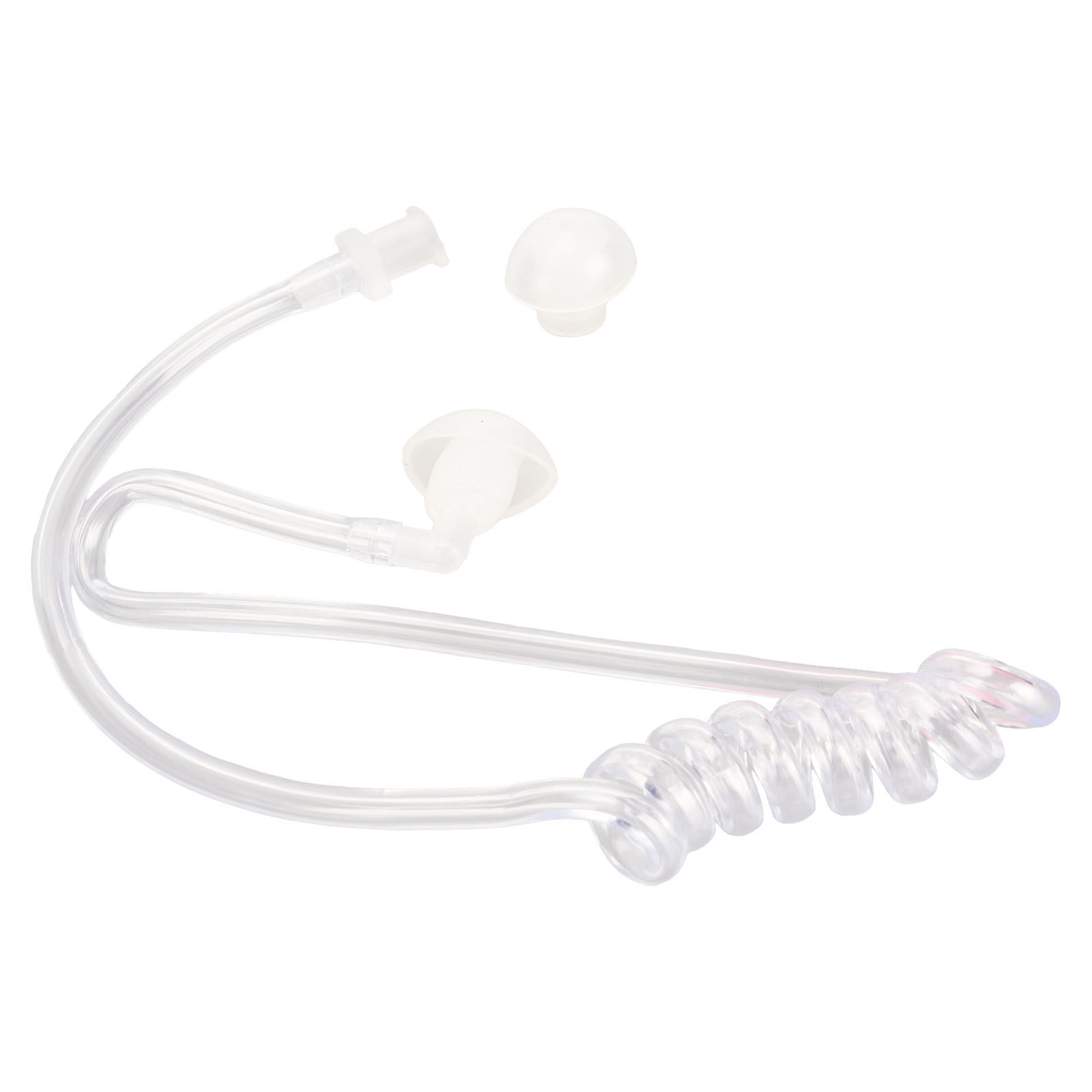 Acoustic Tube Earpiece Coil Tube Ergonomic Replacement Clear Acoustic Tube W FTD - Zdjęcie 18 z 21