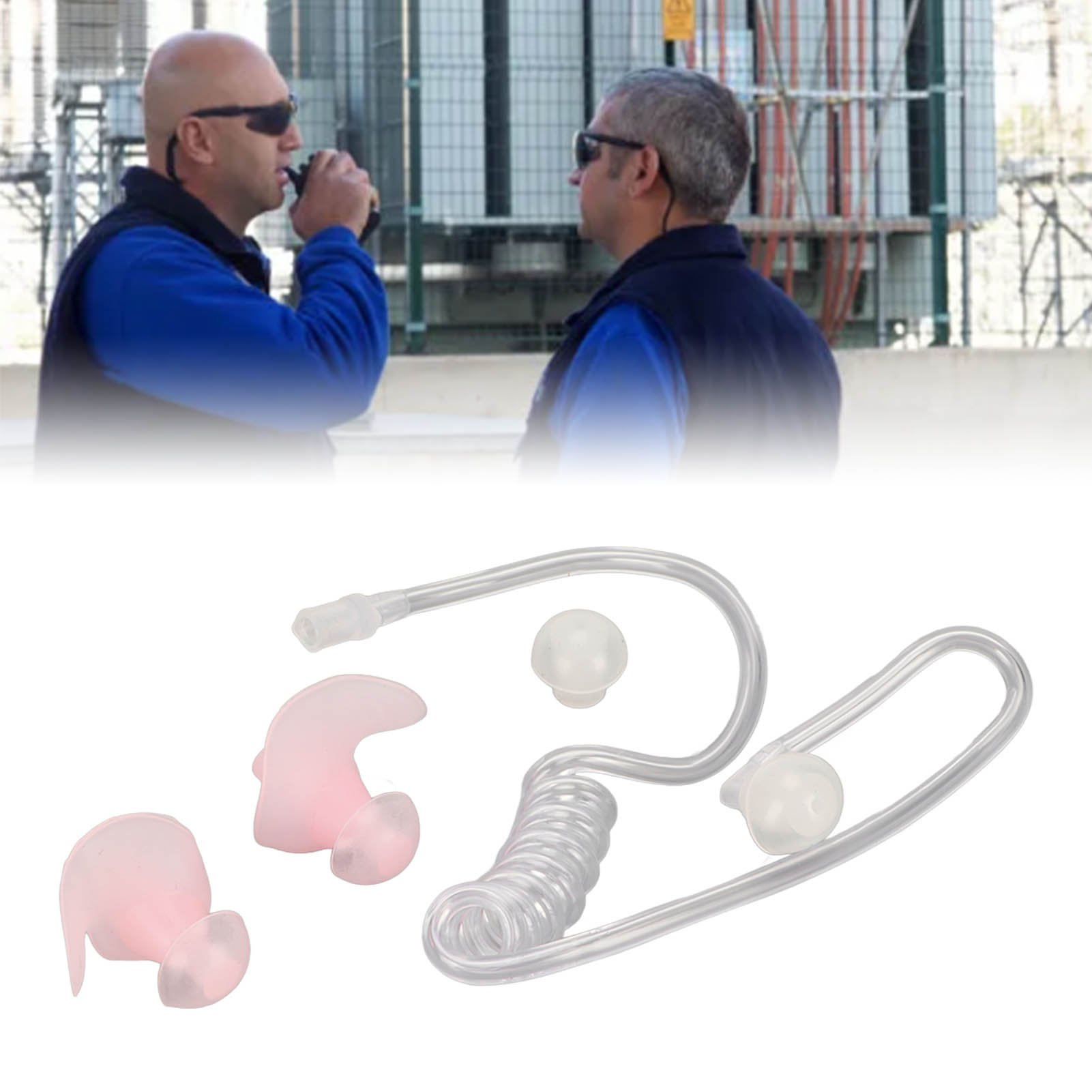 Acoustic Coil Tube Replacement Acoustic Tube With Silicone Earplugs For Two SG5 - Zdjęcie 33 z 34