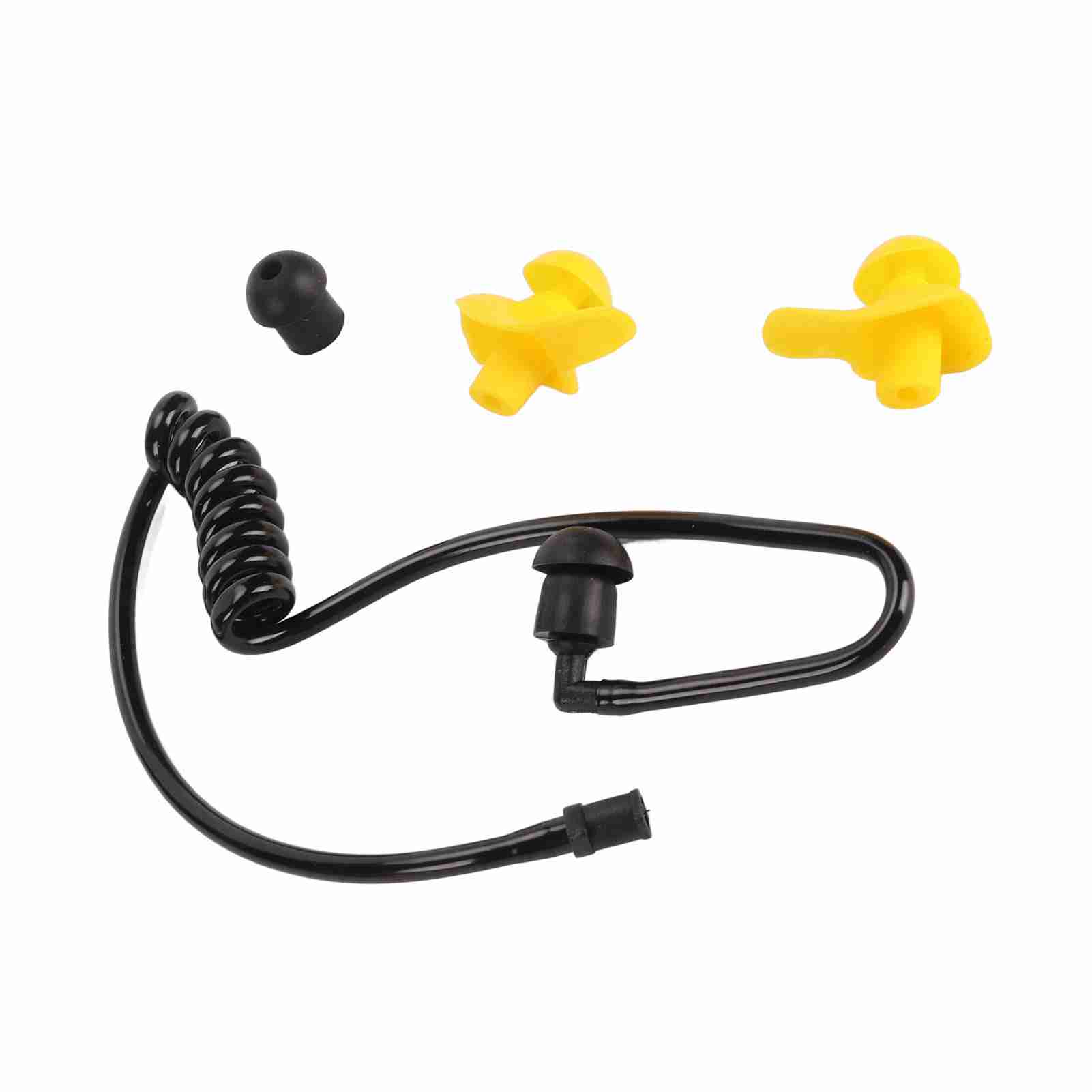 Earpiece Acoustic Tube Ergonomic Replacement Acoustic Coil Tube With Earbuds FY - Zdjęcie 25 z 34