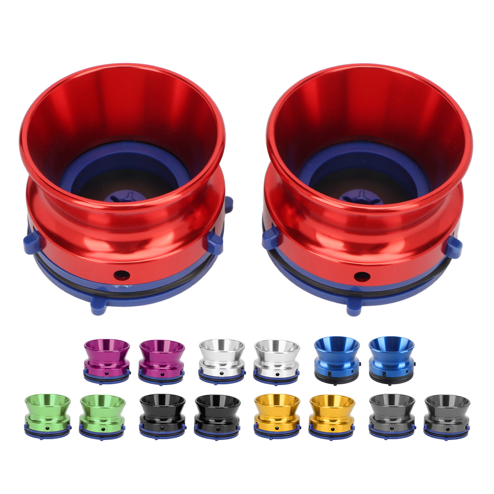 1 Pair NAB Hub Adapters Polished Universal Loading Device 10in Opener For St Fit