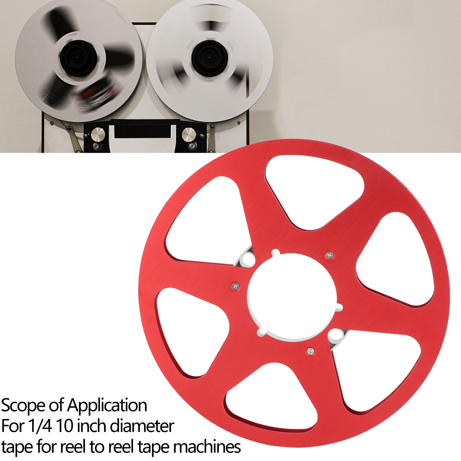 1/4 Empty Tape Reel Reel Tape Recorder Accessory Empty Disc Opening Machine NEW - Afbeelding 19 van 21