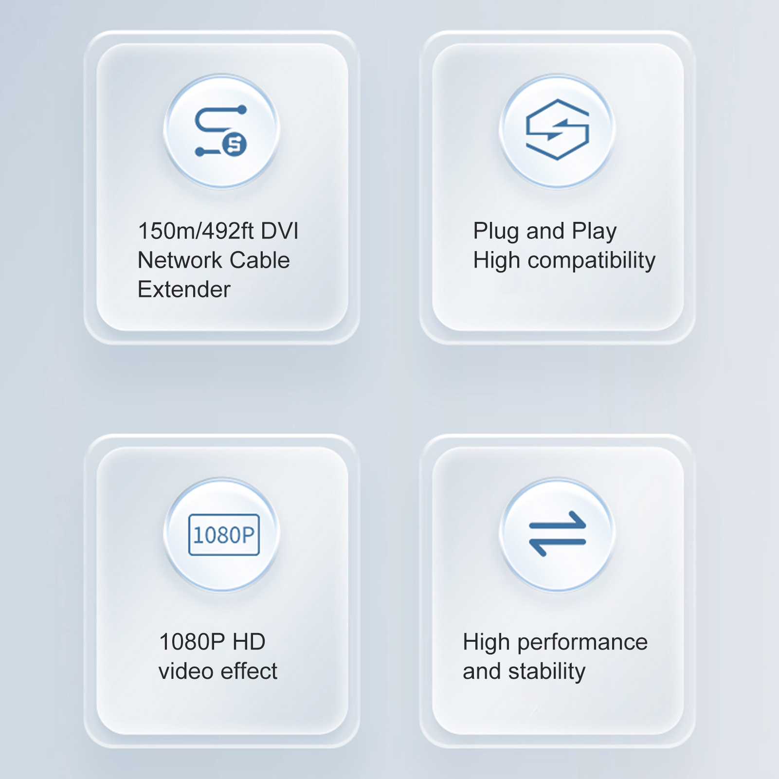 VGA Extender Multifunction Long Range 492.1ft 1080P 60HZ VGA Transmitter Rece CB - Afbeelding 25 van 30